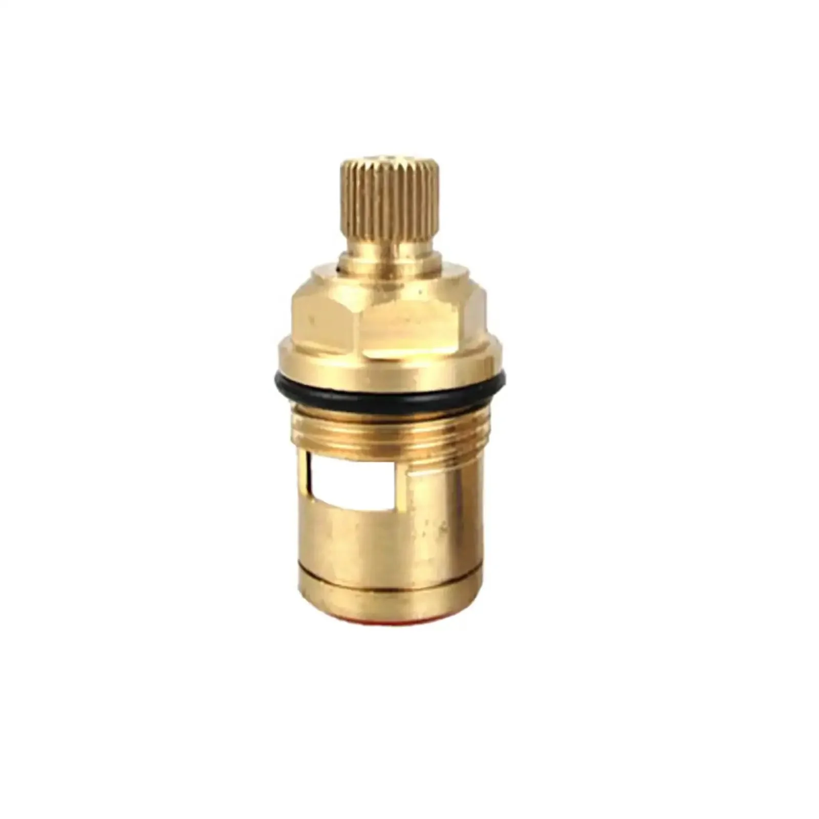 Universal Faucet Cartridge Replacement Kit with Brass Ceramic Disc Tap Valves, 16 Splines, Quarter Turn, No Drips, No Sweat DIY Install for Bathroom and Kitchen Faucets, Durable Stainless Steel Core - Image 2