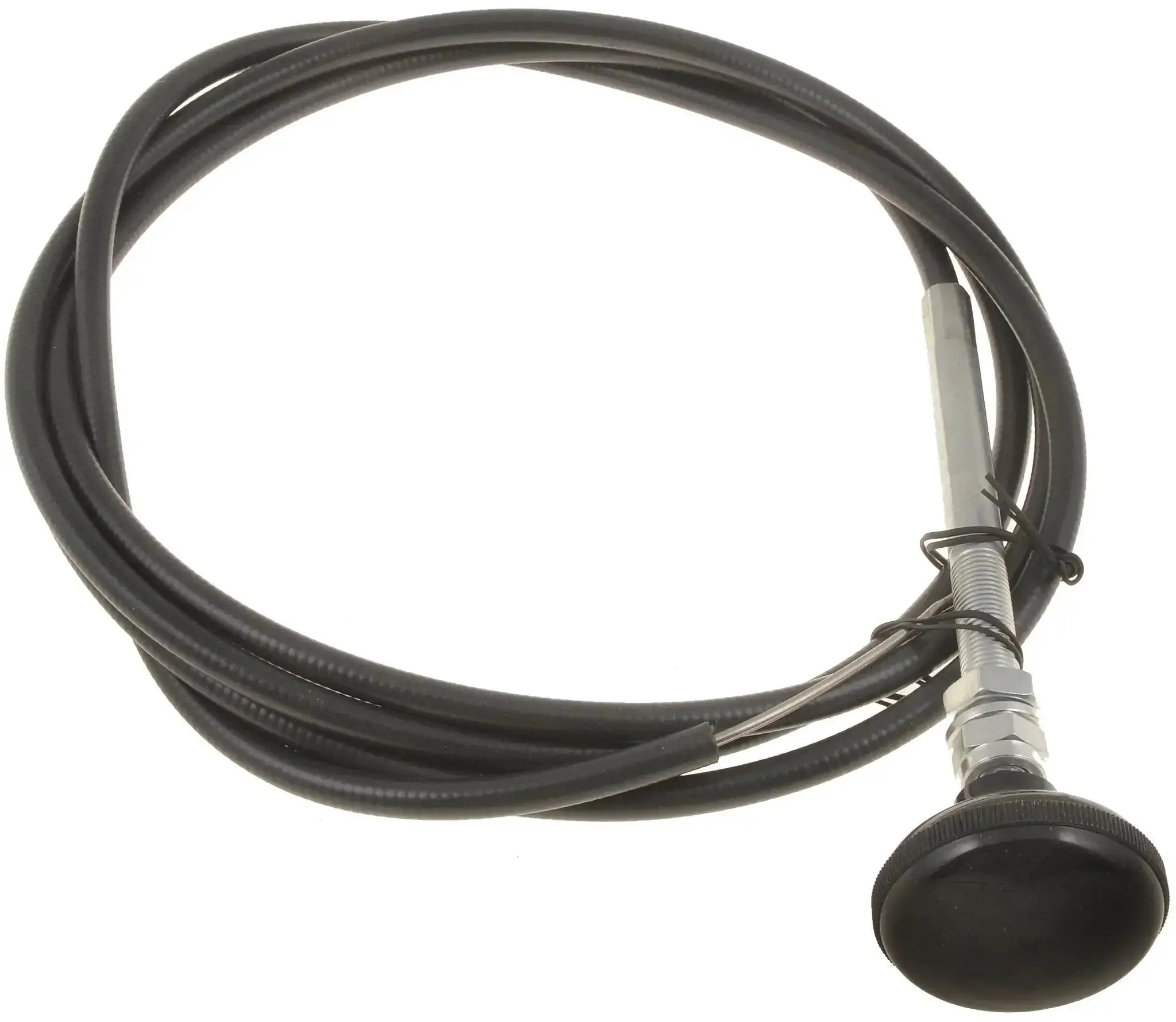 Universal Fit Control Cables With 2 Inch Black Knob 8 Foot Length Durable Build Twist To Lock Or Push Pull Styles Multiple Lengths And Diameters For Home Industrial And Commercial Uses