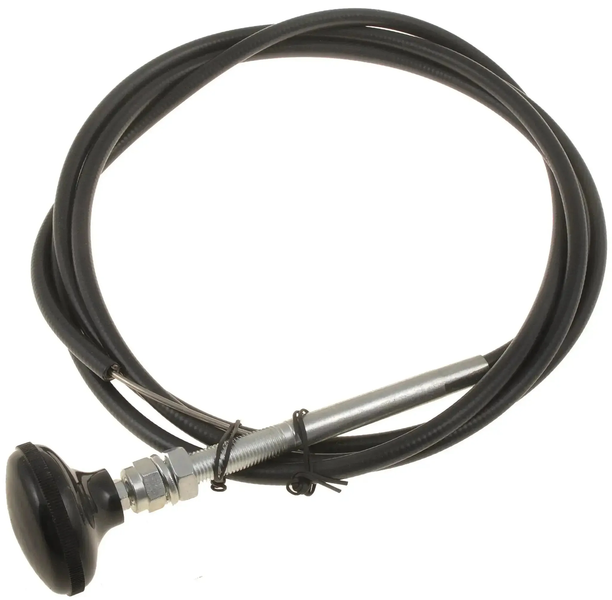 Universal Fit Control Cables With 2 Inch Black Knob 8 Foot Length Durable Build Twist To Lock Or Push Pull Styles Multiple Lengths And Diameters For Home Industrial And Commercial Uses - Image 2