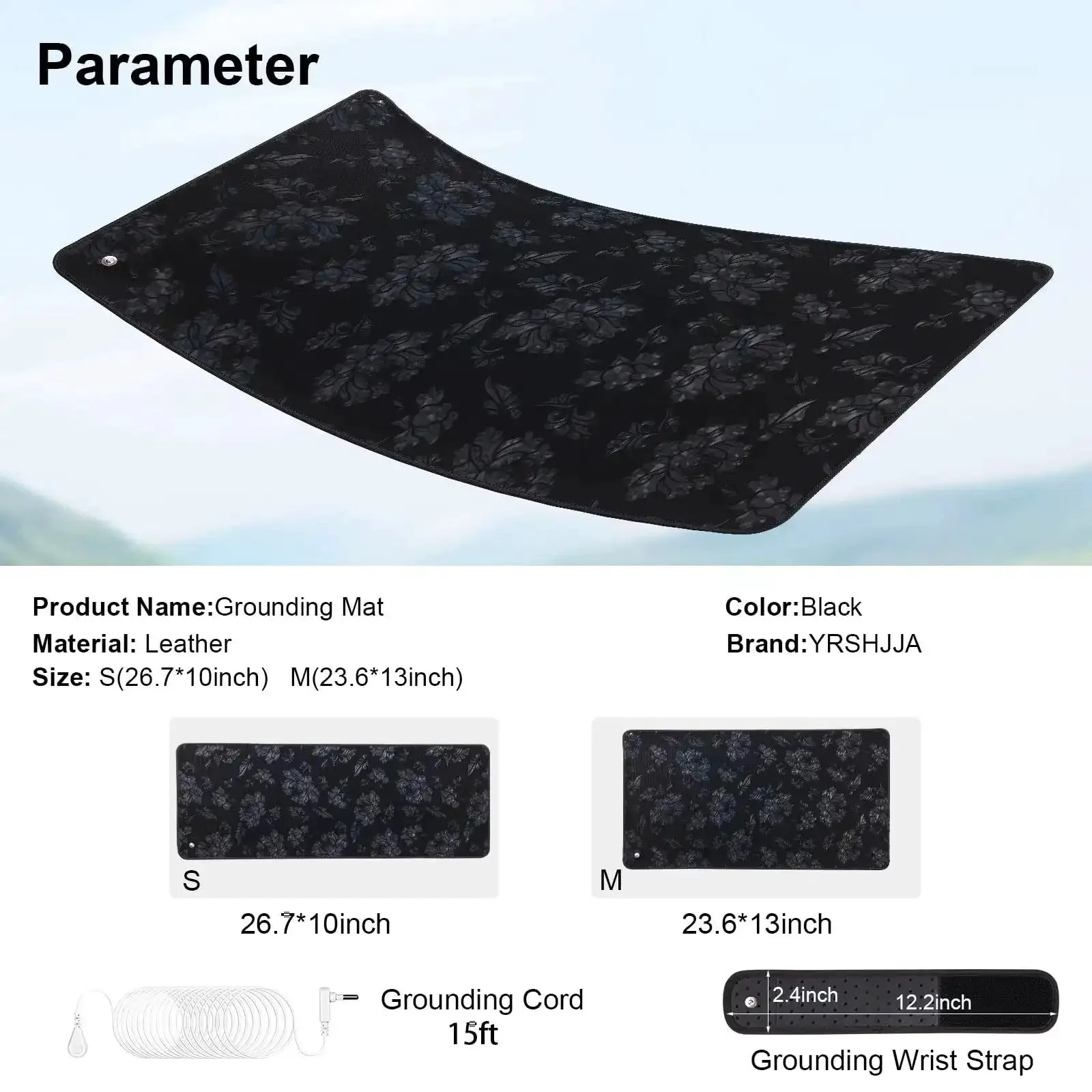 Universal Grounding Mat Kit With Wrist Strap For Sleep Boost, Pain Relief, Inflammation Reduction, And Balance, 23.6 By 13 Inch, 3D Contact Design For Strong Grounding, Durable Build, Easy Maintenance - Image 6