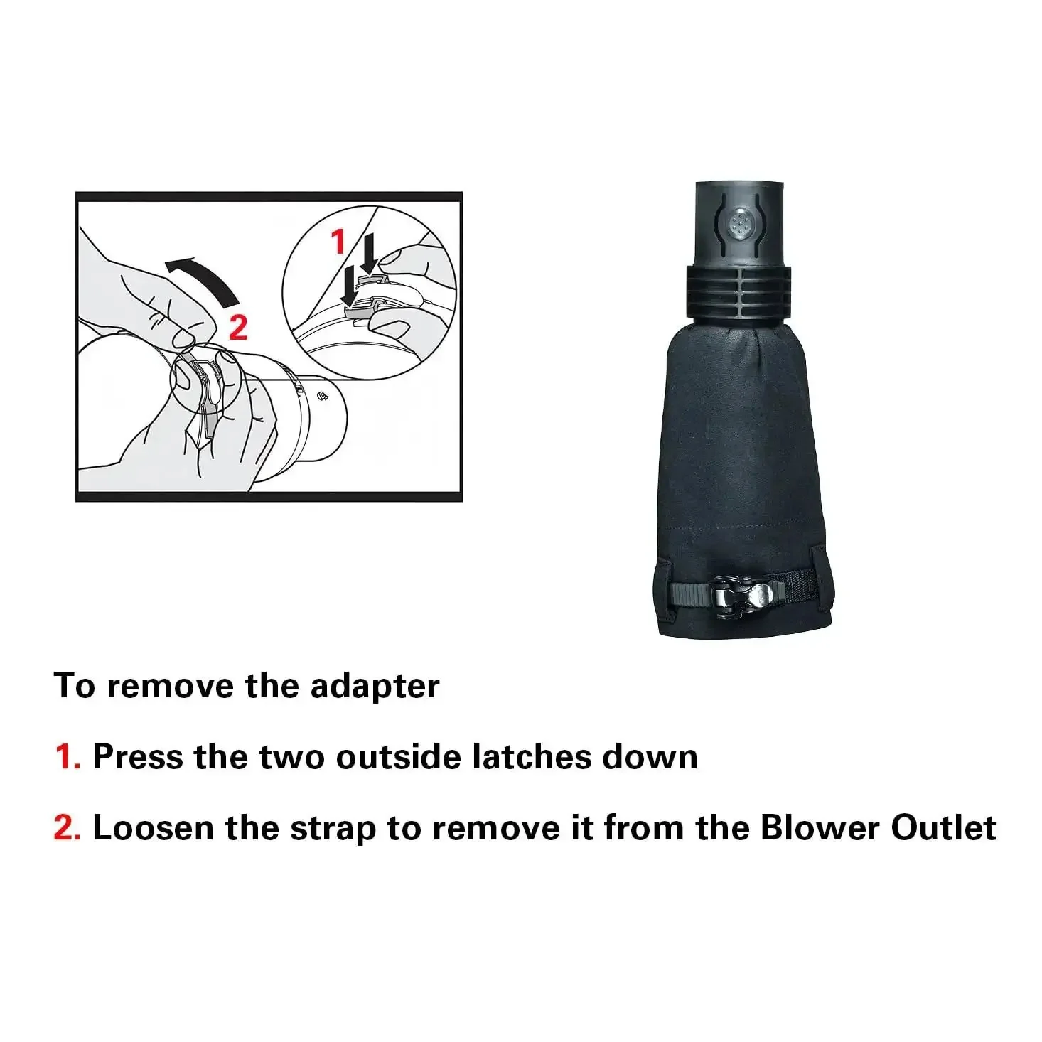 Universal Gutter Cleaning Kit For Leaf Blowers With 11 Ft Reach No Ladder Needed Tool Free Setup Fits 95 Percent Of Major Blowers Up To Five Inches Diameter Designed For Easy Debris Cleanup From The Ground - Image 6