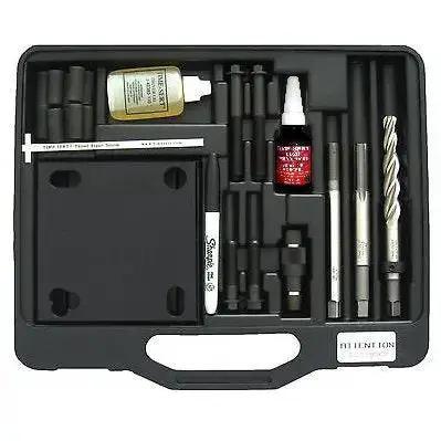 Universal Head Bolt Thread Repair Kit M12x1.5 No-Brainer DIY Friendly With 10 Inserts, All Tools Included, Easy One Setup Fix For Stripped Bolts In Honda Acura And More, Made In USA