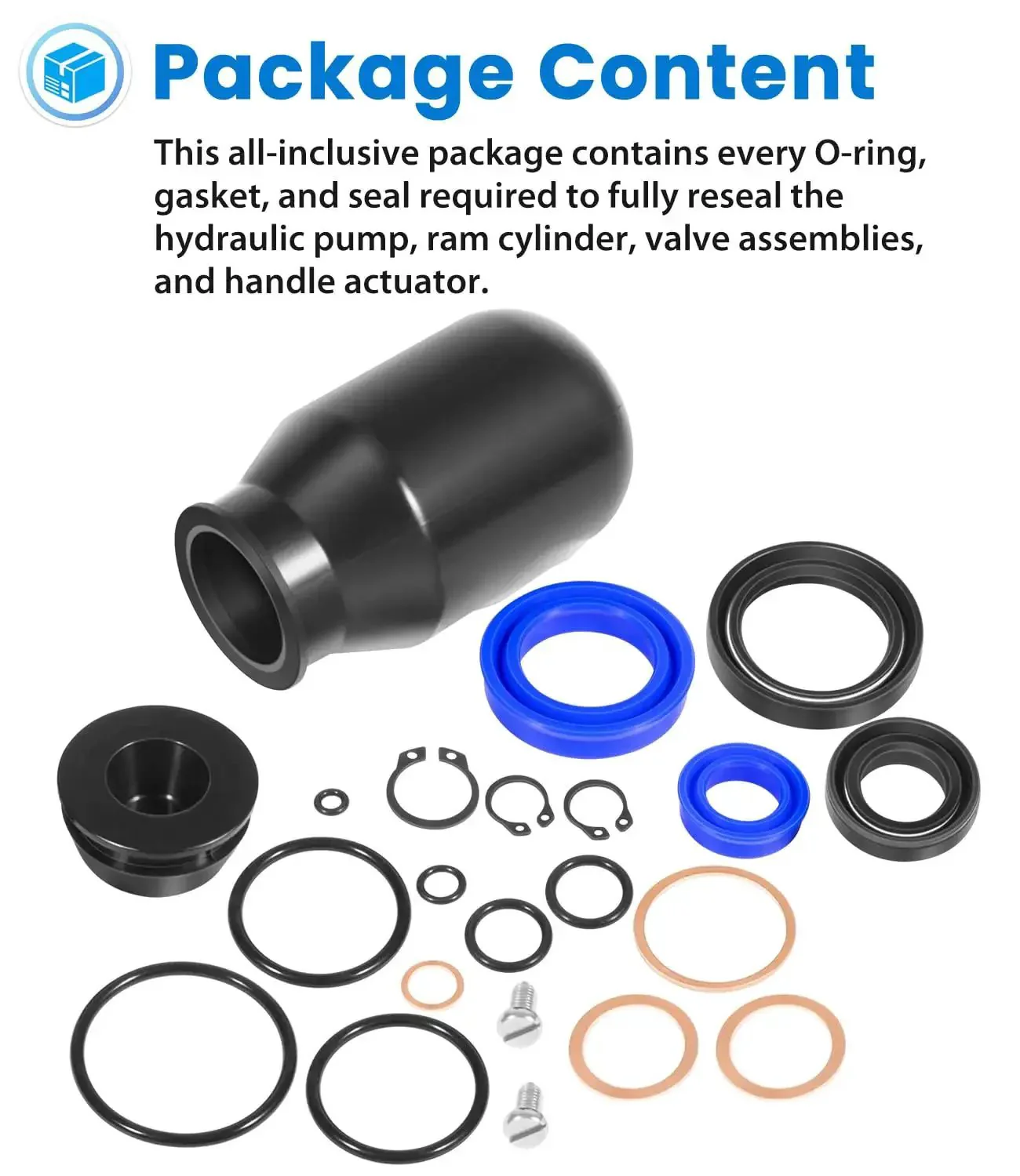 Universal Hydraulic Seal Kit For Manual Pallet Jacks TM M And J Series Replacement Set MU200064901 Compatible With MU200064901 Part Built To Last No Brainer Easy Fit For Smooth Lifts And Long Lasting Performance - Image 3