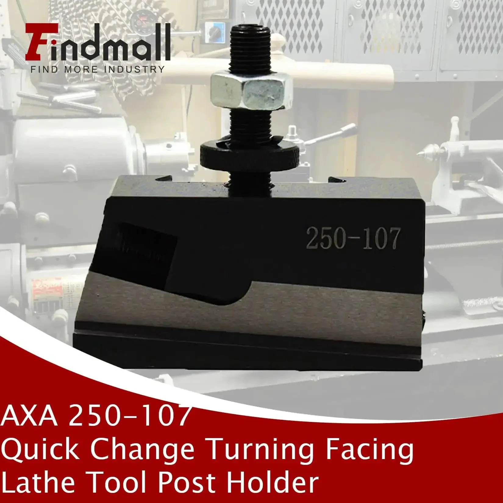 Universal Parting Blade Holder For CNC Lathe Quick Change System, Fits 250-100 And 250-111 Tool Posts, Takes 1/2 Inch Or Smaller Blades With Parallel Edges, Bevel And T-Cut Compatible, Lets You Cut Off Close To The Chuck, Up To 12 Inch Swing - Image 7