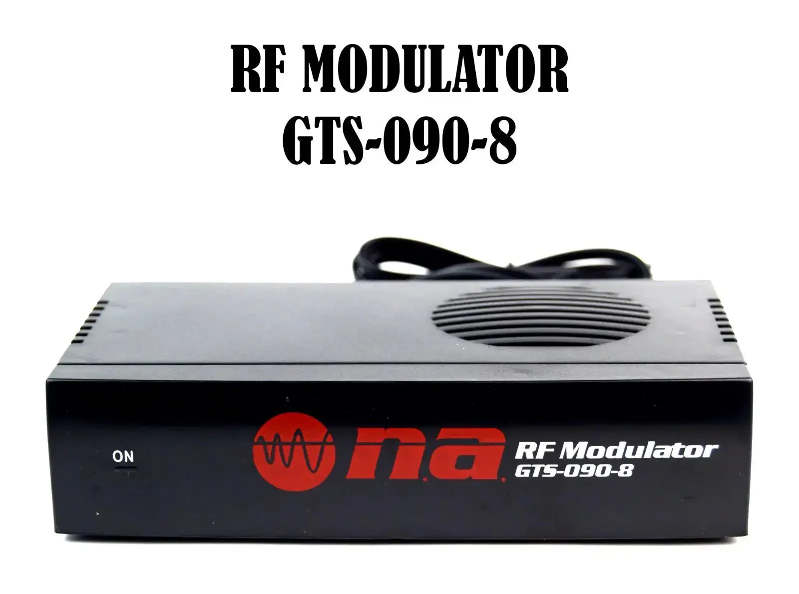 Universal RF Modulator For RCA Audio Video To Coax Output With S Video Channel 3 Or 4 Converts Old School RCA Gear To Modern TV 75 Ohm Output 1K Ohm Input Simple A V To Coax Upgrade