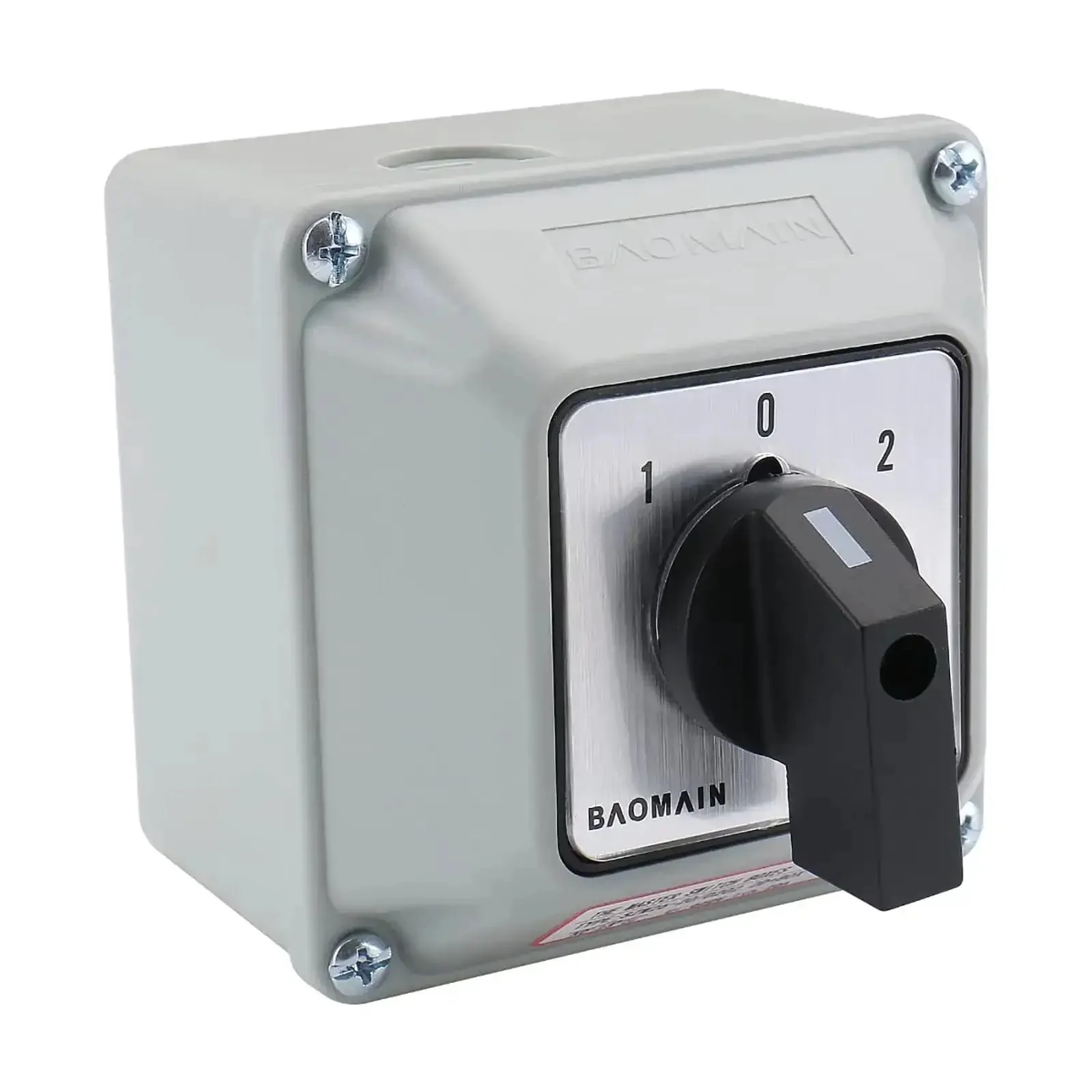 Universal Rotary Changeover Switch SZW26-20/D202.2D-W With Wider Master Exterior Box 660V 20A 3 Position 2 Phase For Motor Control Generator And Power Transfer ON OFF ON Reversing Switch For Industrial And DIY Use