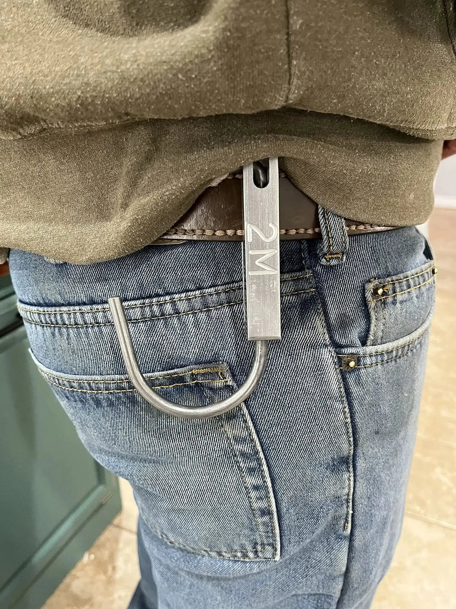 Universal Tool Holder Belt Hook For Cordless Drills Saws And More Left Or Right Hand Use Durable Tool Holster Made In The USA Right On Gift For Dads And Handy Guys Workshop Must Have - Image 3