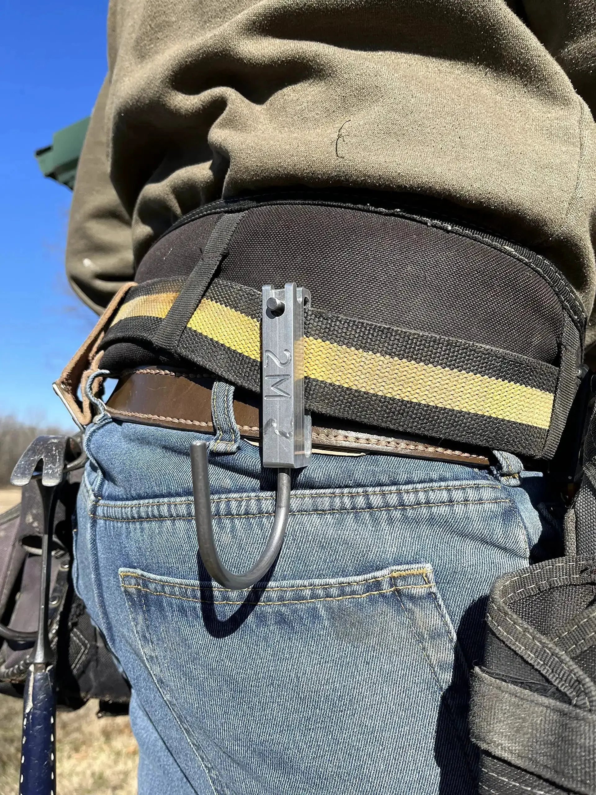 Universal Tool Holder Belt Hook For Cordless Drills Saws And More Left Or Right Hand Use Durable Tool Holster Made In The USA Right On Gift For Dads And Handy Guys Workshop Must Have - Image 7