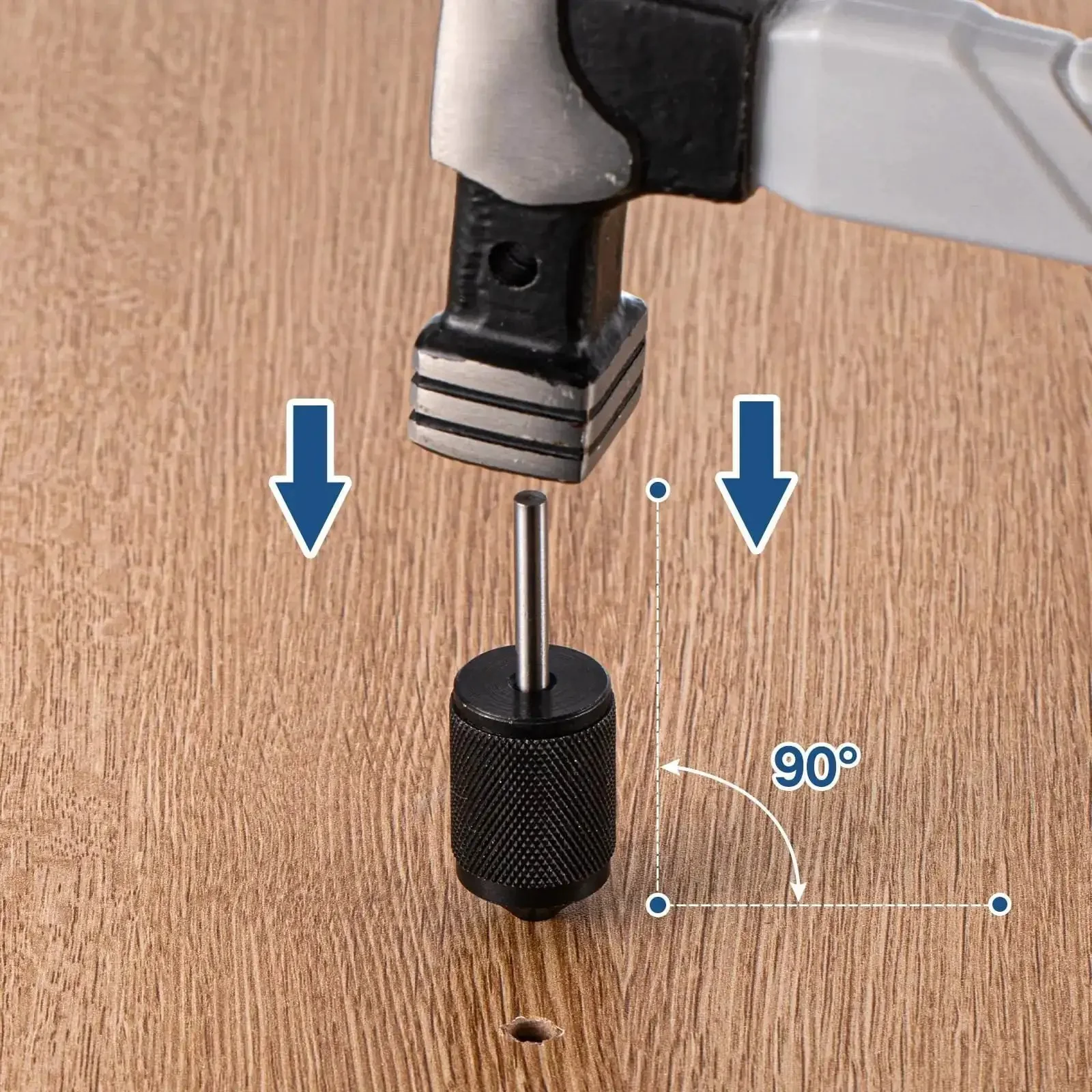 Universal Transfer Punch And Center Aligning Tool Hardened Steel Pin For Precise Marking Metal Punch For Workshop DIY Projects Garage Hand Tool Range Three Sixteenths To Five Eighths Inches Durable Machining Punch - Image 2
