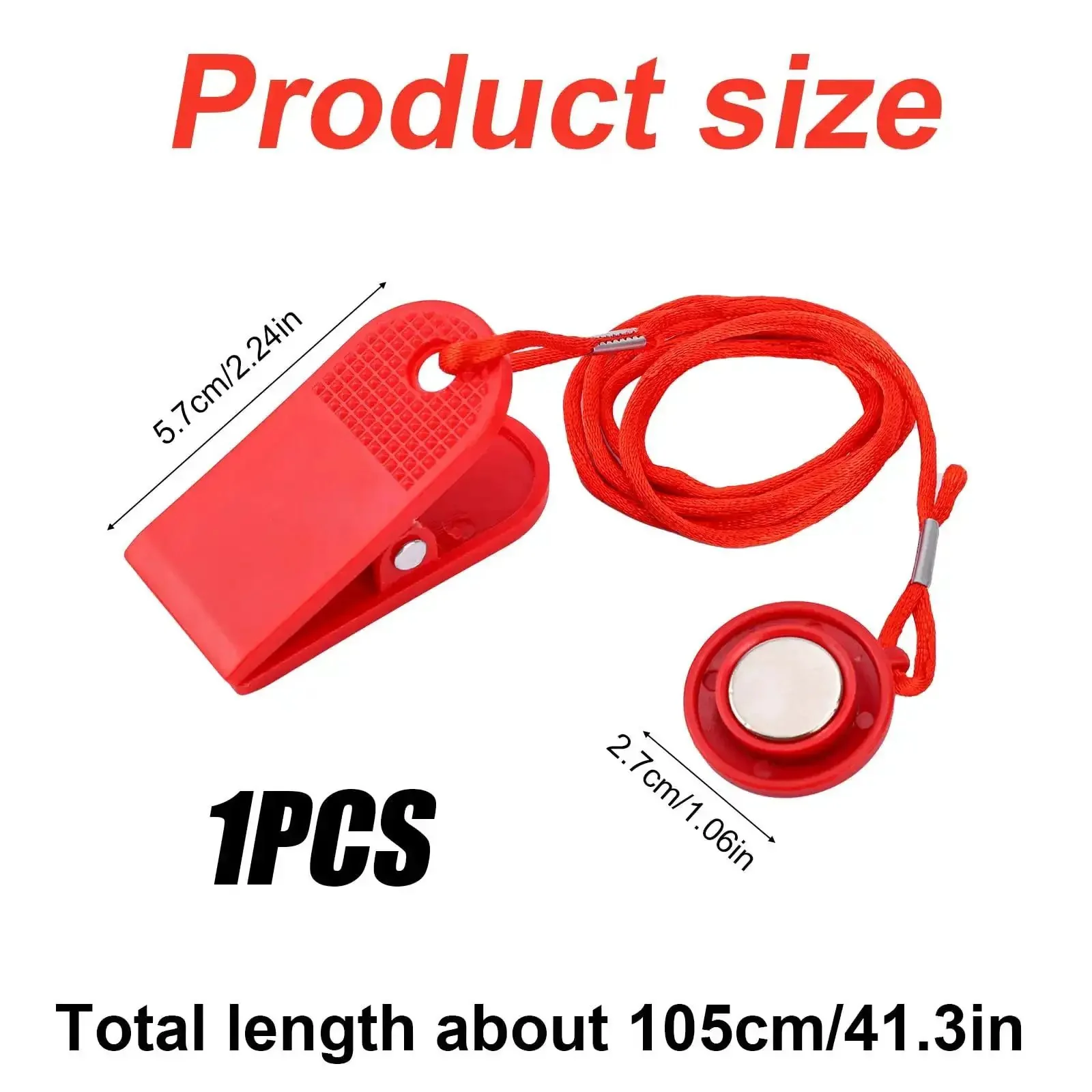 Universal Treadmill Safety Key Replacement With Emergency Stop Magnet For Most Running Machines Must Have Durable PVC Magnetic Key Accessory Long Lasting Easy To Install Quick Setup For Home Gyms - Image 7