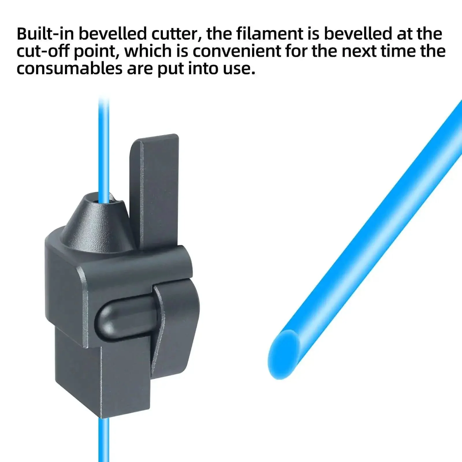 Upgrade Filament Cutter For Adventuer 5M Pro 3D Printer All Metal Extruder Head Cutter Module For Fast And Accurate Filament Cutting With Manual Cut Not For AD5X - Image 4