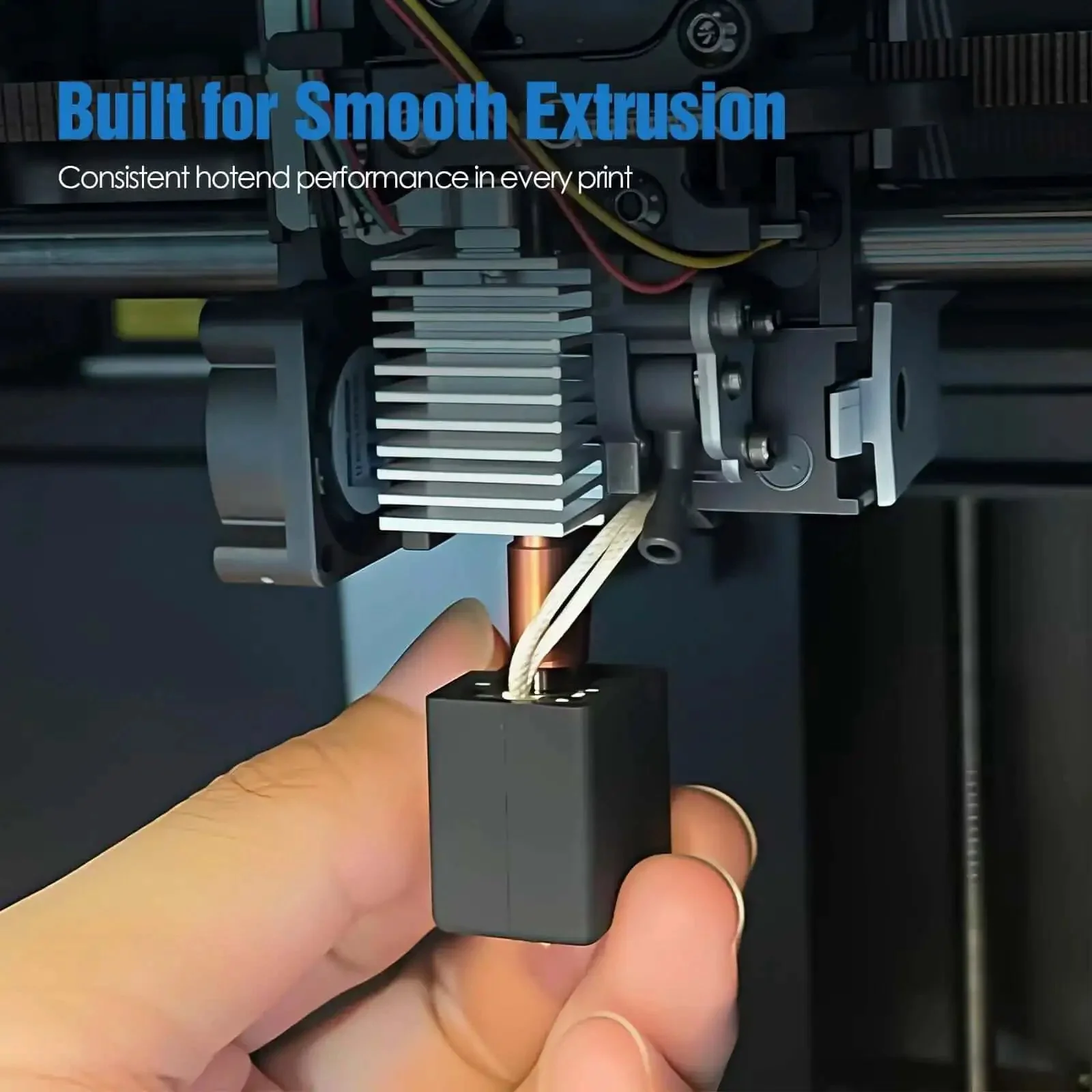 Upgraded Hotend Kit For Kobra S1 And Kobra S1 Combo With 0.4mm Brass Nozzle, Fast Heating And Stable Extrusion, Replacement Hotend Assembly For Easy Plug N Play Install And Solid 3D Printing Performance - Image 6