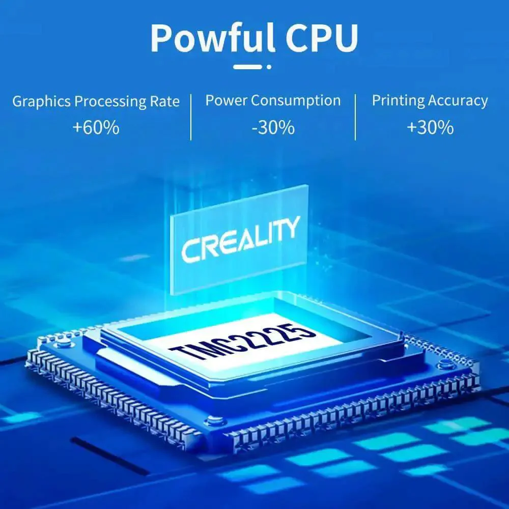 Upgraded Silent Mainboard With TMC2225 Drivers For Ender 3 Series 3D Printers Marlin 2.0 Ready Dead Quiet Performance Under 50dB Compatible With Ender 3 Pro Ender 3 V2 Ender 3 Max Ender 3 Neo 3 V2 Neo And More - Image 6