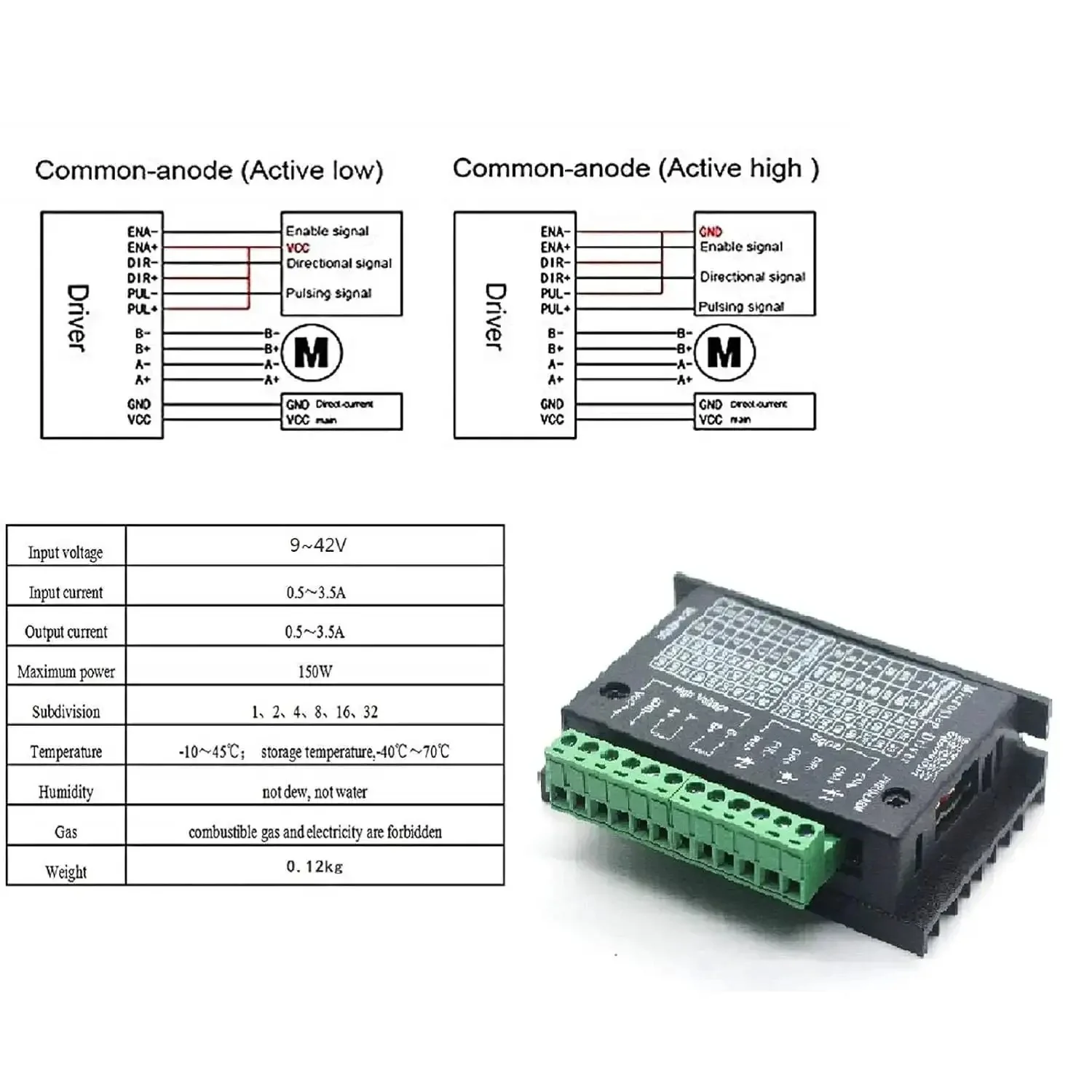 Upgraded TB6600 Stepper Driver Kit With Nema 17 HS4401S Motor For CNC Machines Engraving And 3D Printers The Go To Kit For XYZ Tables Laser Cutters And Pick And Place Devices - Image 5