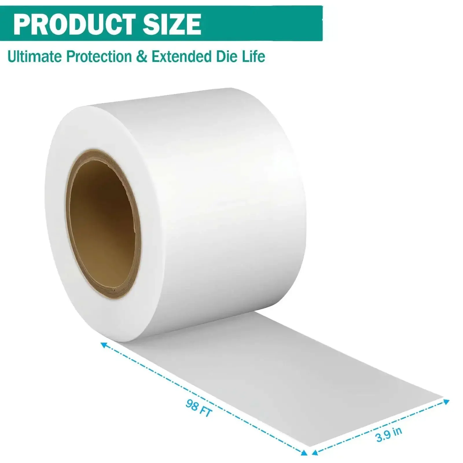 Urethane Die Protection Film For Press Brake Guards, Scratch And Dent Shield For Metal Forming Dies, Built Tough Polyethylene Sheeting, 4 Inch Wide By 0.012 Inch Thick By 100 Foot Roll - Image 8