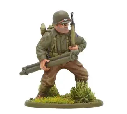 US Rangers 28mm Plastic Miniatures For World War II Tabletop Wargaming 30 Highly Detailed Infantry Figures With Dope Weapon Configs And Command Options Includes M1 Garand M1 Carbine Thompson SMG Bazooka BAR Grenades - Image 4