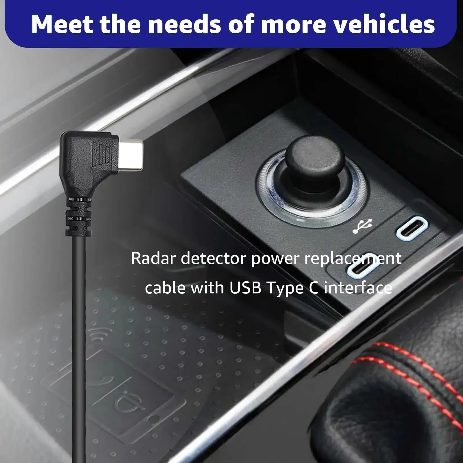 USB C To RJ11 Power Cord For Radar Detectors And Car Chargers 3.3 Foot Cable With PD 3.0 And 2.0 Support Compatible With Uniden R1 R3 R7 Escort MAX360 MAX 360C IX IXC 9500I Beltronics Cobra Passport Radenso XP And More - Image 5