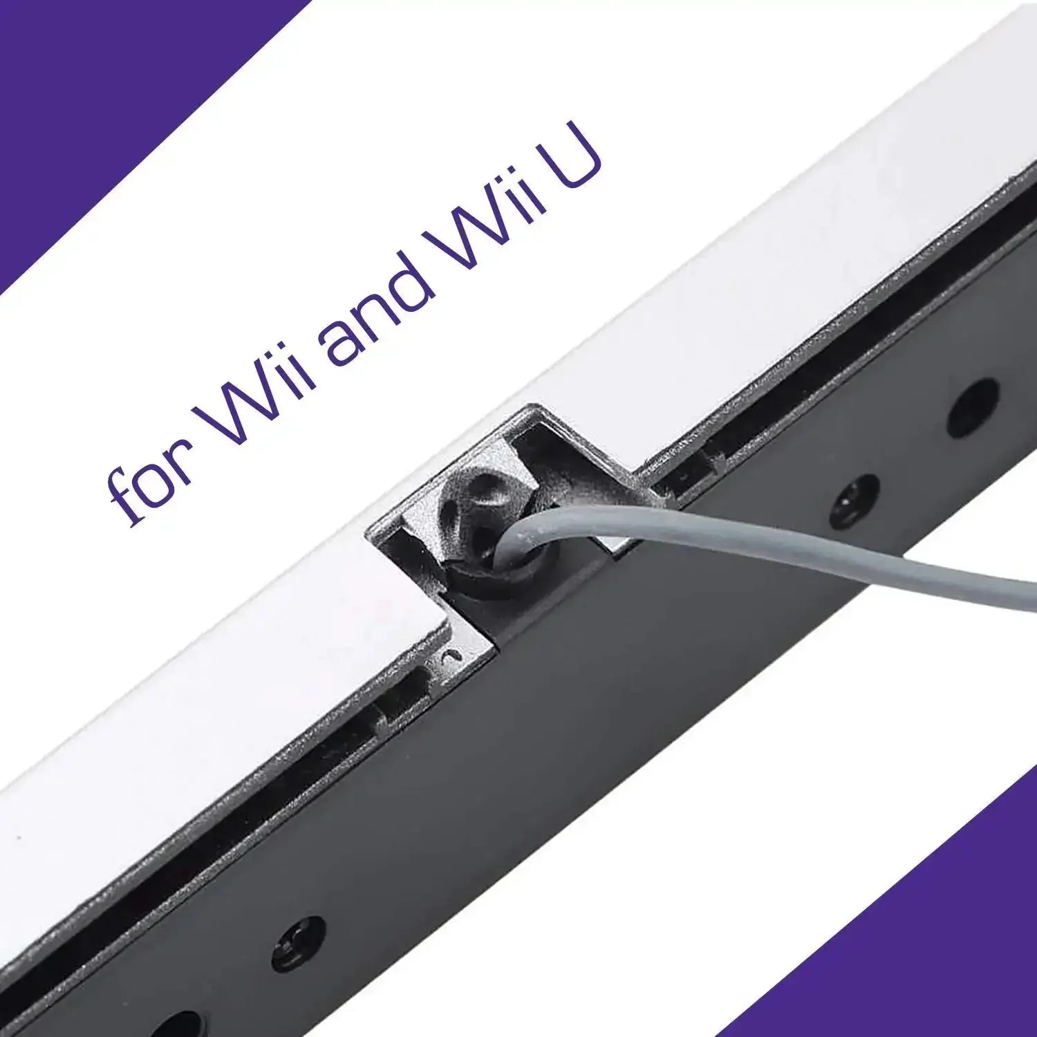 USB Sensor Bar For Nintendo Wii And Wii U, Replacement Wired Infrared Ray Sensor Bar, Plug And Play USB Powered, No Fuss Setup For Smooth Motion Controls During Gaming - Image 3