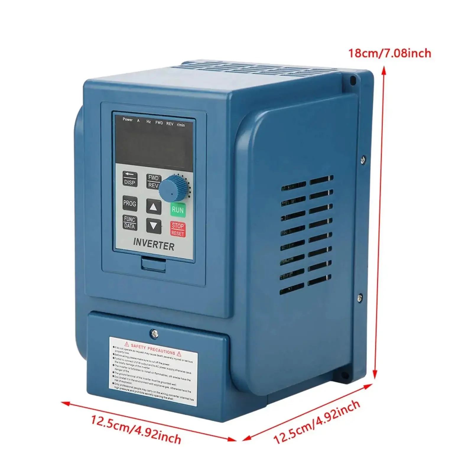 Variable Frequency Drive 380V 3A Speed Controller For 3 Phase 0.75kW Motor With Wide Speed Range And Beefed Up Anti Trip For Tough Heavy Industrial Use - Image 3