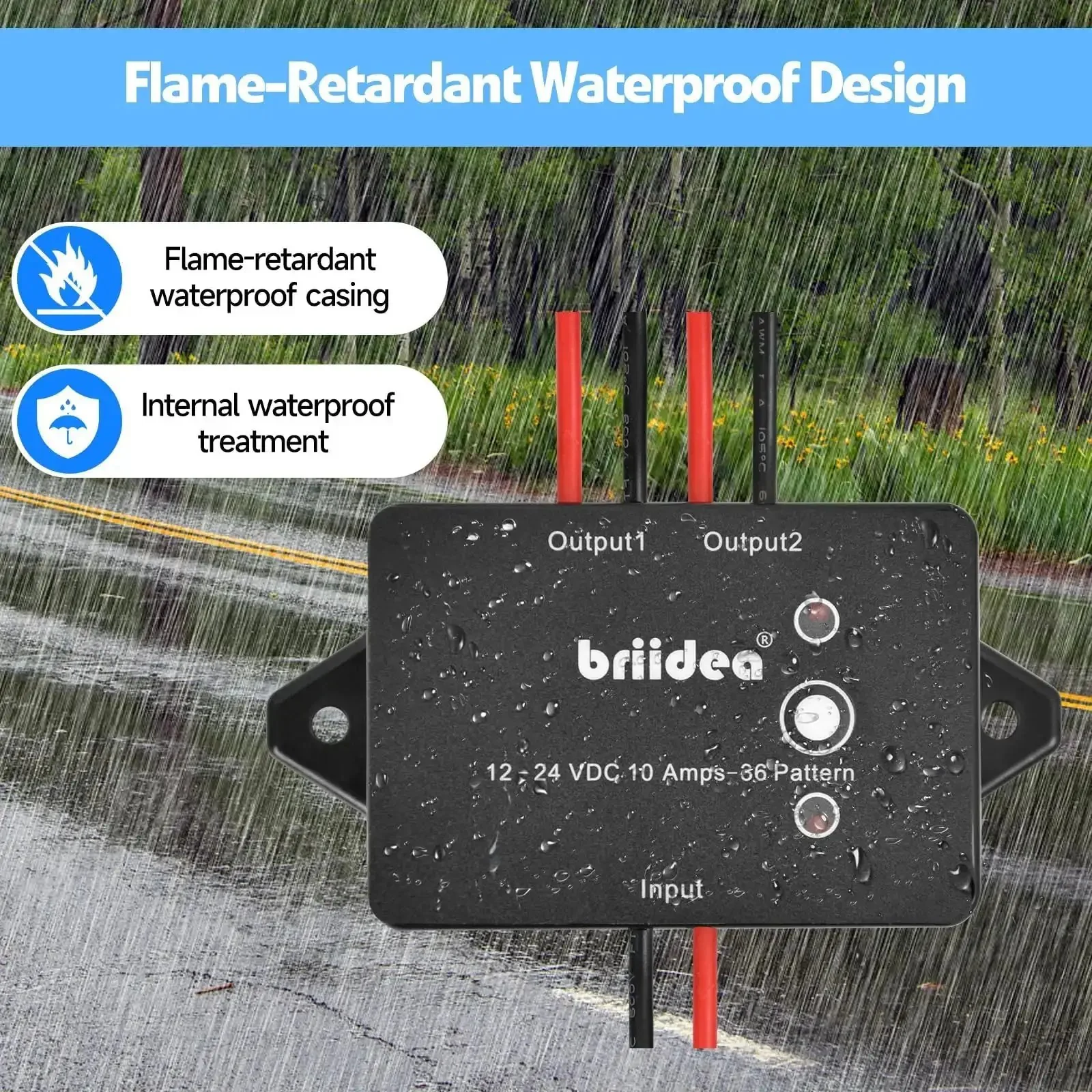 Versatile Flasher Module With 36 Modes, One Button Quick Change, 10 Amp 12-24V DC, For Car And Motorcycle Headlights Or Any Lamp Retrofit, Enhances Visibility, Safer Night Drives, Easy Install - Image 2