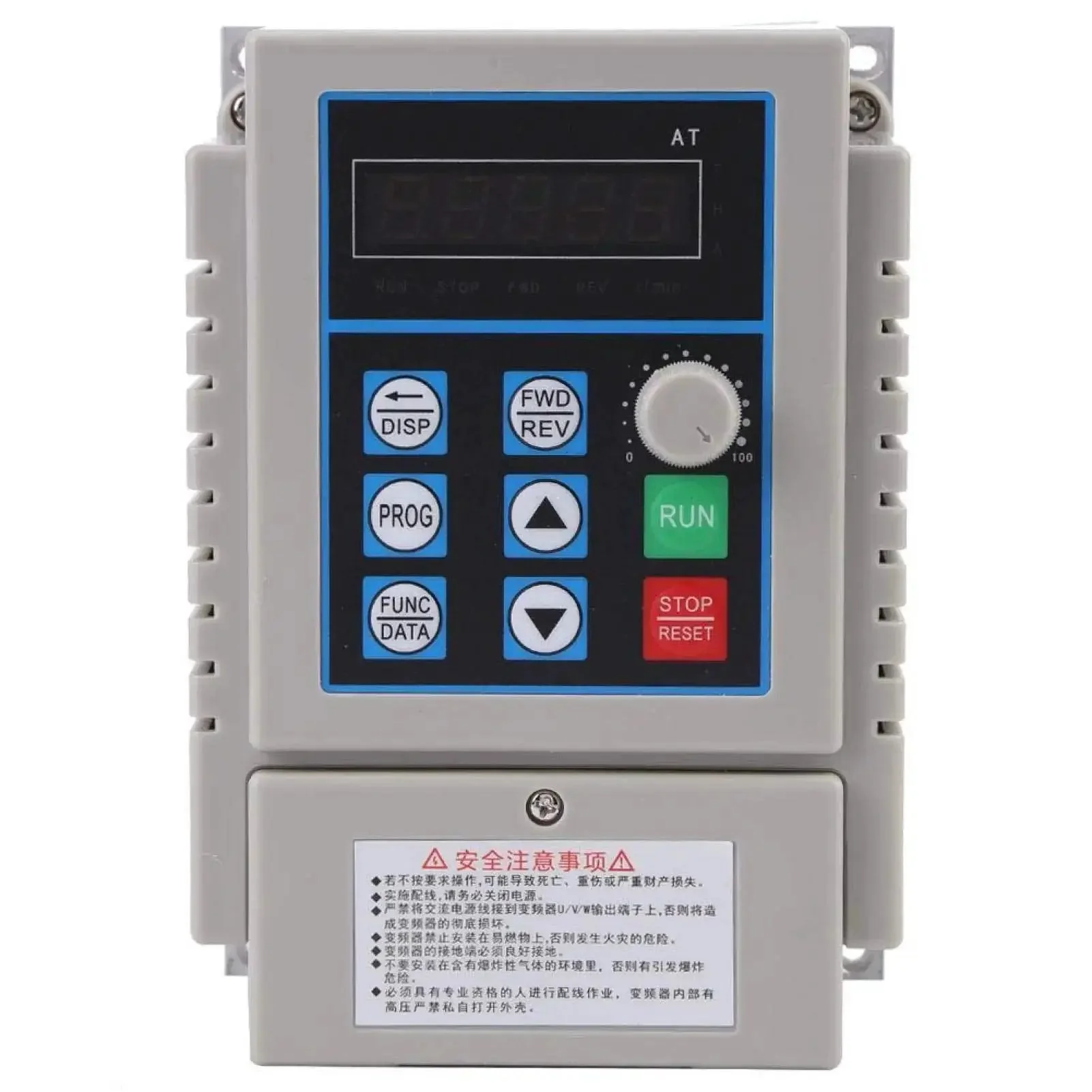 Versatile Variable Frequency Drive For 0.45KW Single Phase Motors 220V 2.5A VFD Speed Controller Plug And Play Ready With Wide Range And Smooth Start Rock Solid Torque Anti Trip Stability And Rugged Power Supply Tolerance For Rough Conditions