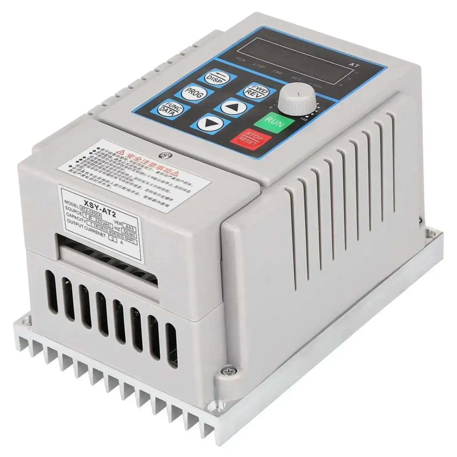 Versatile Variable Frequency Drive For 0.45KW Single Phase Motors 220V 2.5A VFD Speed Controller Plug And Play Ready With Wide Range And Smooth Start Rock Solid Torque Anti Trip Stability And Rugged Power Supply Tolerance For Rough Conditions - Image 6