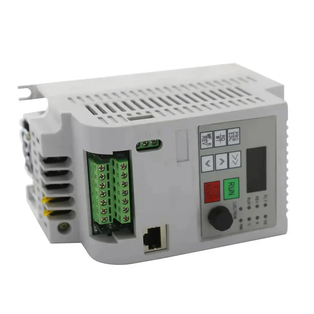 VFD Variable Frequency Drive 220V Inverter For Spindle Motor Speed Control From 0.75KW To 7.5KW 1 Phase Input 3 Phase Output AC Motor Speed Regulator For CNC Machines - Image 3