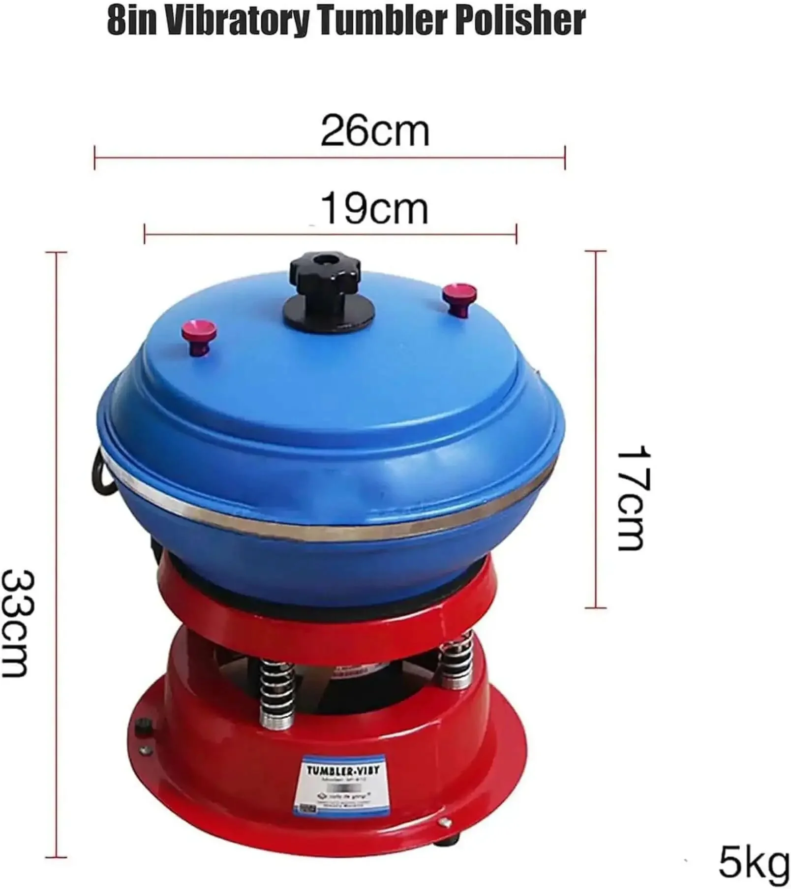 Vibration Drum Polisher Kit For Metal Parts Gemstones Jade Auto Parts And Jewelry High Frequency Tumble Polisher With Buffing Wheels Abrasives And Safe Surface Finishing For Pro Grade Shine - Image 8