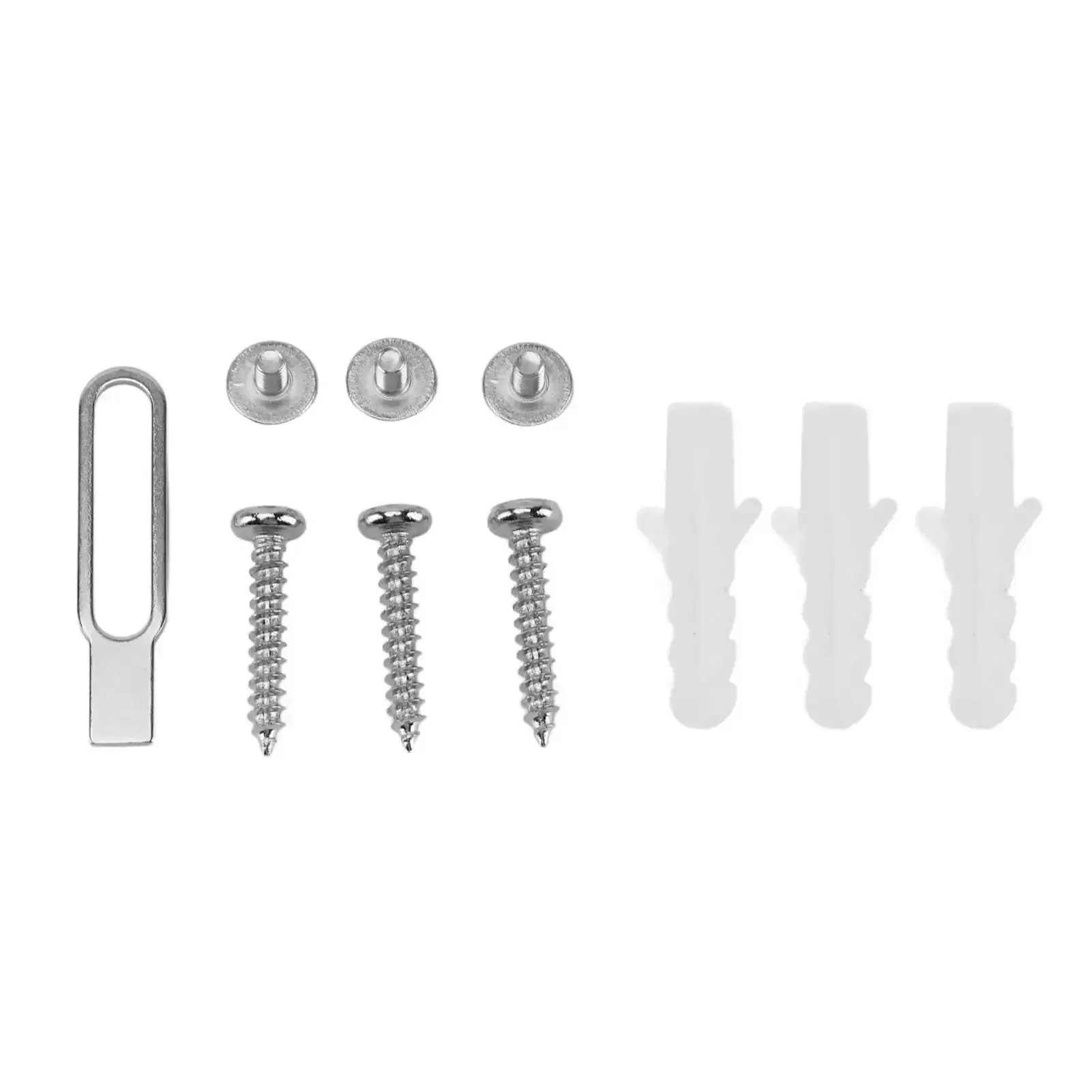 Video Doorbell Back Plate White Plastic Wall Mount Replacement With Mounting Kit And Screws No Brainer Install And Durable Lightweight Construction Quick Setup For Most Video Doorbell Models - Image 3