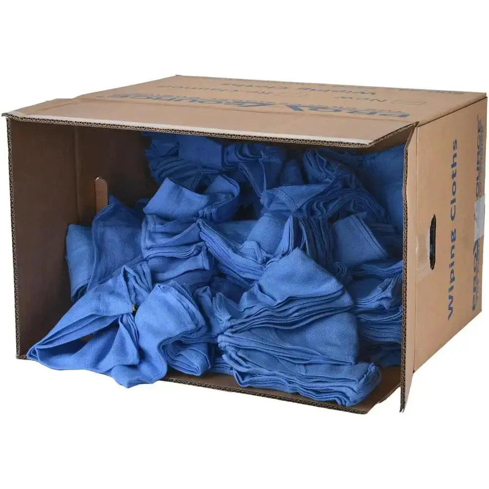 Virgin Surgical Lint Free Blue Cotton Huck Towels 5 Lb Box 16 By 25 Inch Absorbent Soft For Oil And Grease Wet Jobs Waxing And Polishing Low Lint High Absorbency Ideal For Medical Dental And Automotive Use - Image 4