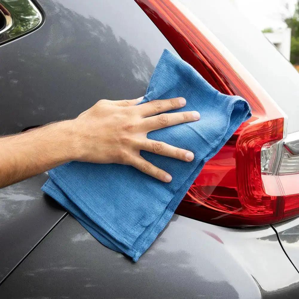 Virgin Surgical Lint Free Blue Cotton Huck Towels 5 Lb Box 16 By 25 Inch Absorbent Soft For Oil And Grease Wet Jobs Waxing And Polishing Low Lint High Absorbency Ideal For Medical Dental And Automotive Use - Image 6