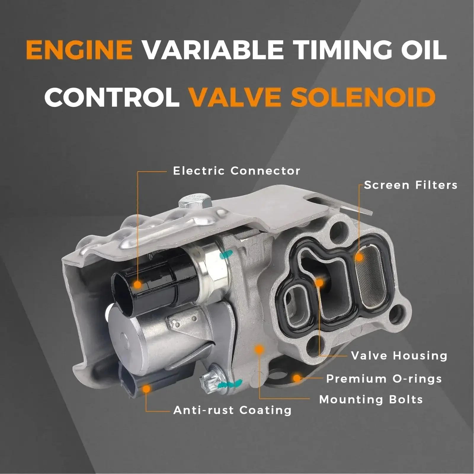 VTEC VVT Solenoid Spool Valve OCV Oil Control Plug And Play Direct Fit Replacement For Honda Civic Accord CR V Element RSX Acura 2Point0L 2Point4L L4 Engines 15810RAAA03 917224 - Image 8