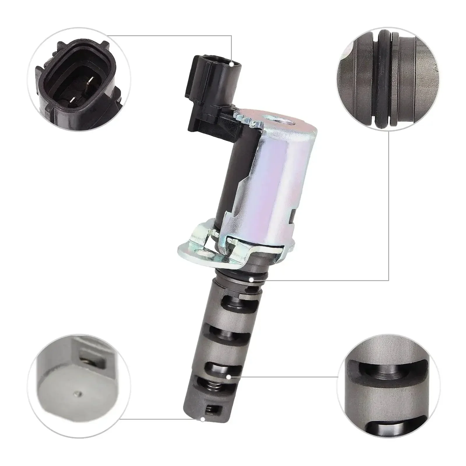 VVT Solenoid Compatible With 1.5L Toyota Echo 2000-2005 Prius 2001-2009 Yaris 2007-2013 Scion X A X B 2004-2006 Engine Variable Valve Timing Replacement Solenoid Easy Install 917-210 15330-21011 15330-21010 - Image 5