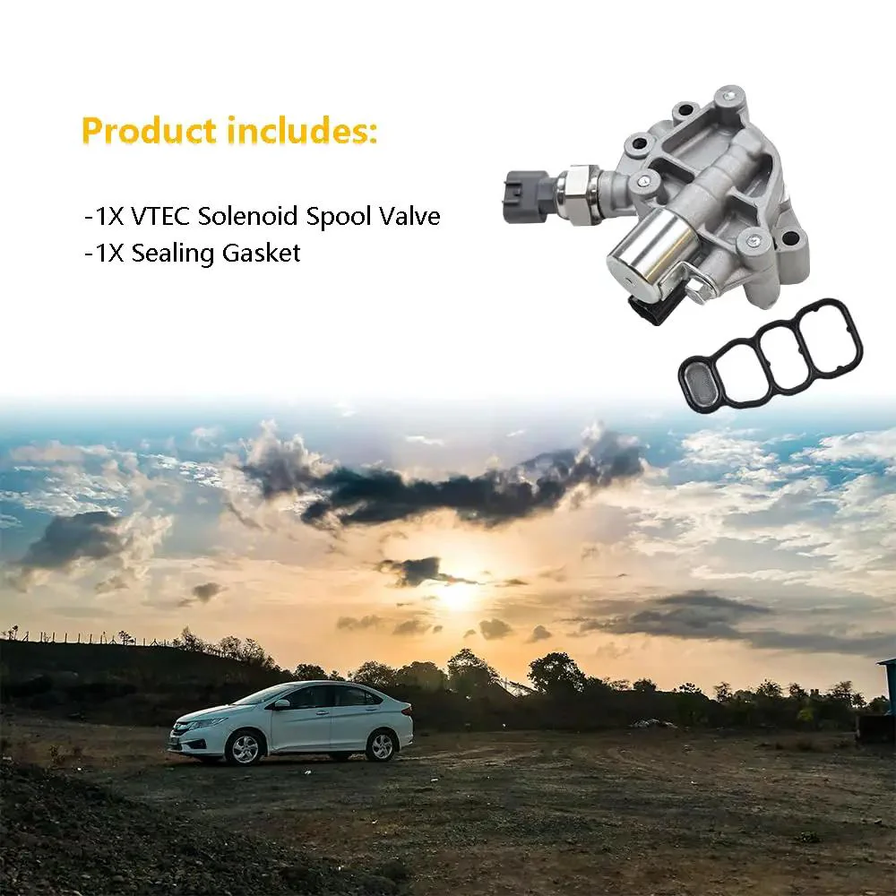 VVT Solenoid Spool Valve Kit With Gasket For Honda Accord Odyssey Pilot V6 3.0L 3.5L Engines, VTEC Solenoid, Dual Linear Shift Solenoid, OE 918-078 Replacement, Smooth Shifts, Reliable Performance, DIY Friendly - Image 5