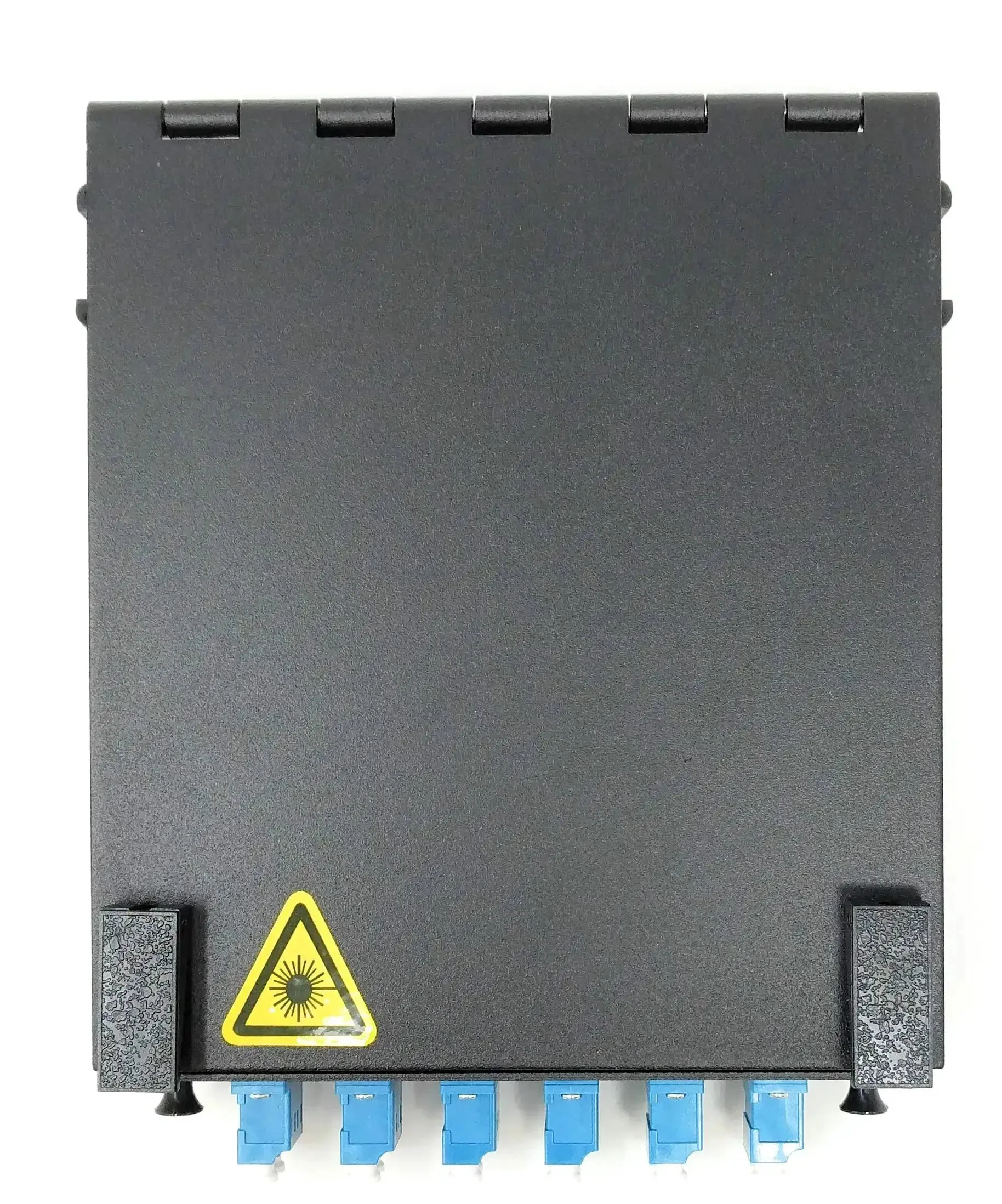 Wall Mount Fiber Enclosure With Splicing Module And Loaded Six Port LC UPC Singlemode Duplex LGX Panel For Cabinets Or Closets Space Saving Design Vertical Or Horizontal Mount Includes Quick Deployment And Cable Management Accessories - Image 5