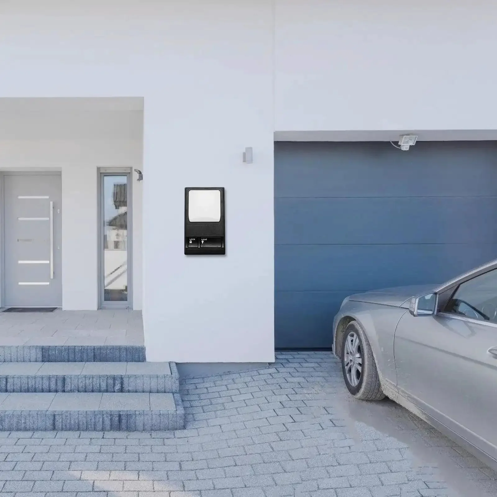 Wall Mount Garage Door Control Panel Switch For Plug And Play Opener Setup, Multi Function Controller Compatible With 390MHz And 315MHz Systems, Works With 78LM 81LM 371LM And 971LM Receivers, Not For Yellow Learning Button Models - Image 4