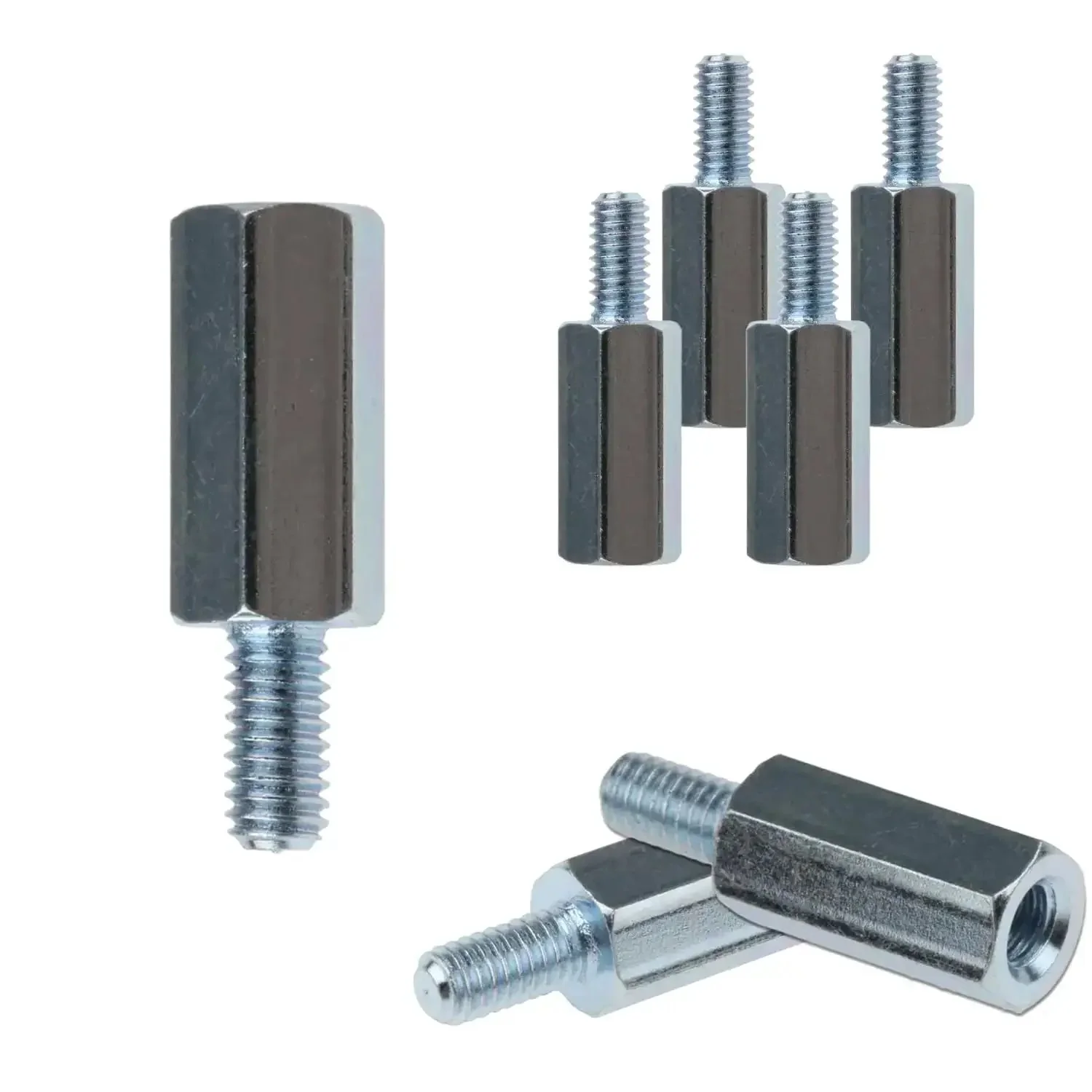 Wall Mount Spacer Adapter Set For Desktop And Portable Monitors 8 Pcs M4x14mm Hex Stainless Steel Standoff Spacers And Screws Nuts Bolts For PCB Computers And Circuit Board Prototyping - Image 3