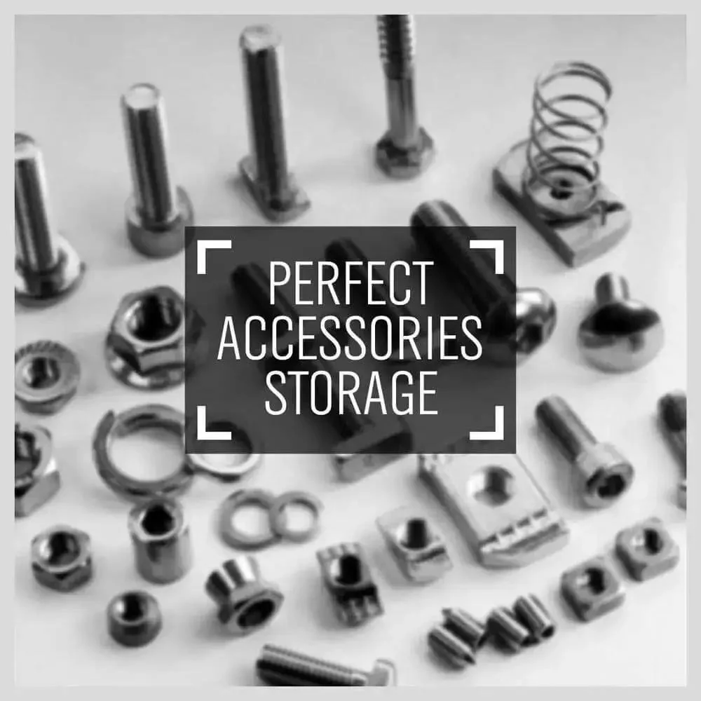 Wall Mounted 36 Bin Storage Rack for Garage and Workshop Heavy Duty Plastic Bin Organizer Kit with Detachable Label Friendly Bins Easy Mounting Durable Tool Storage System for Home Shop and Man Cave - Image 2