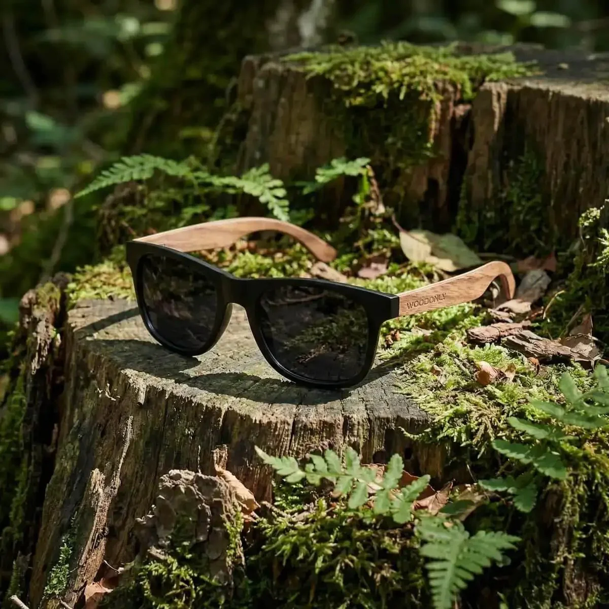 Walnut Wood Polarized Sunnies With Matte Finish Frame And Wooden Temples For Men And Women A Unique Gift For Outdoor Fans And Style Seekers Durable And Lightweight For Daily Adventures - Image 2