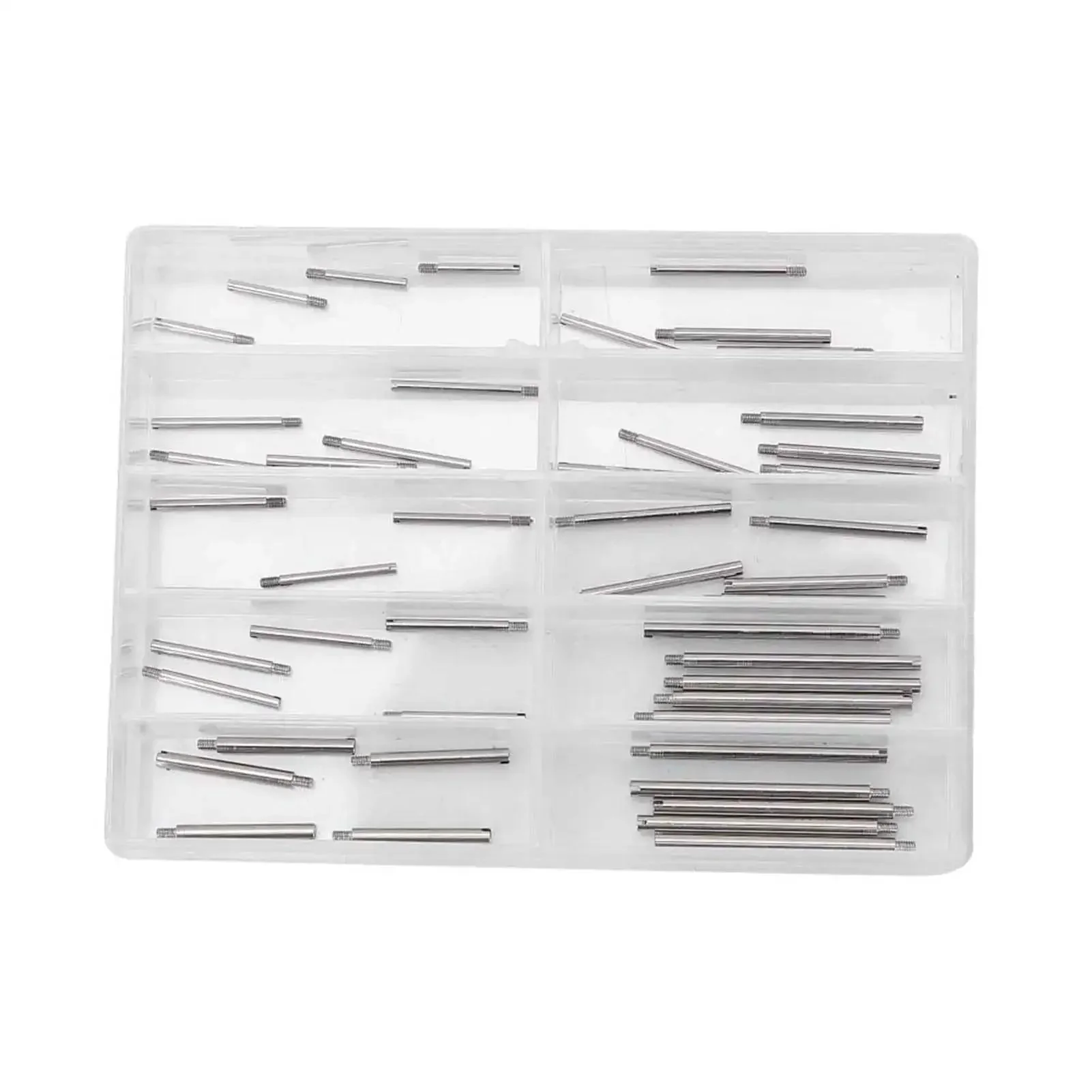 Watch Band Pins And Spring Bar Replacement Kit For Easy No Sweat Fixes Stainless Steel Pins In Two Boxes With Ten Sizes Includes Screws Durable Pro Grade Repair Kit For Watches And Straps - Image 5