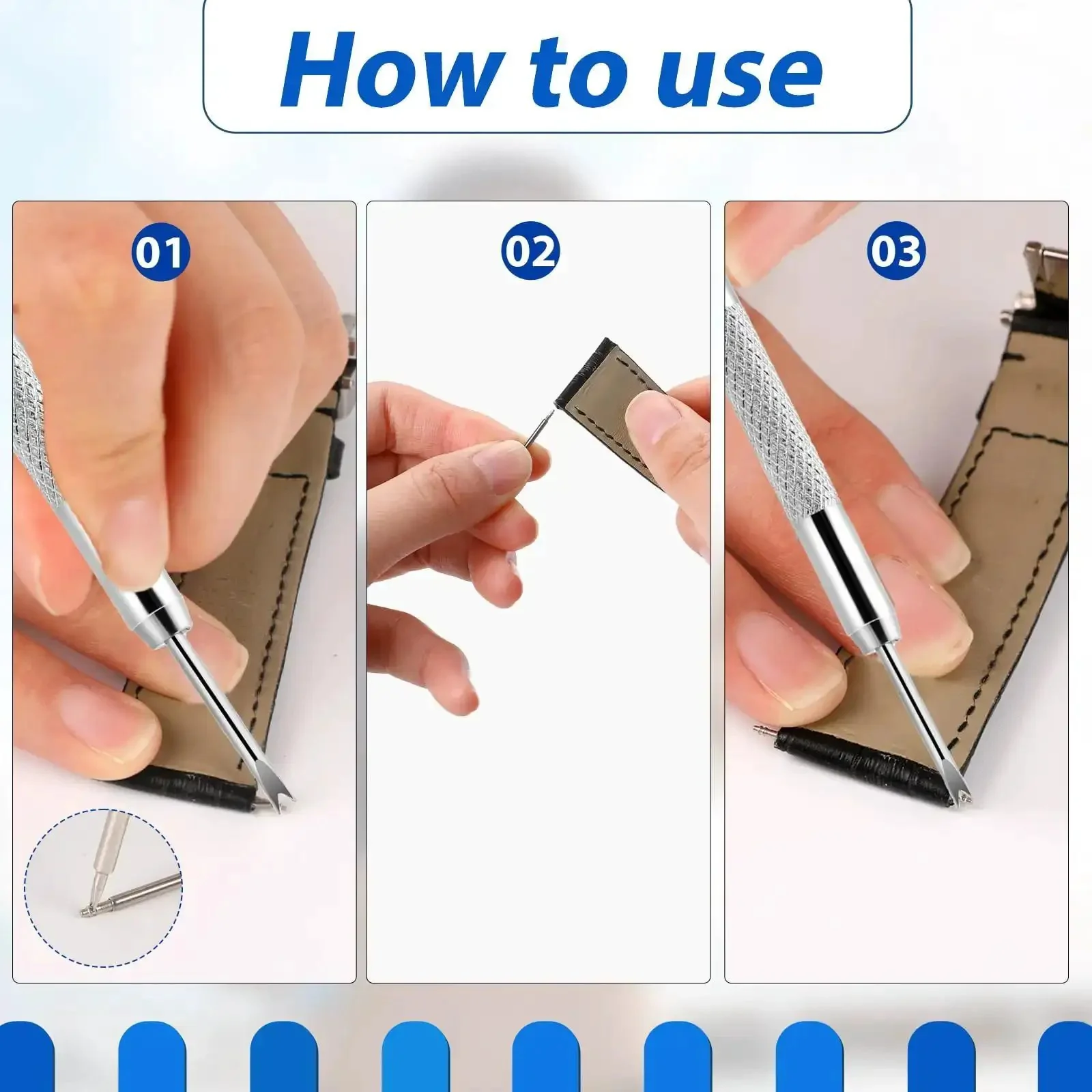 Watch Band Pins Replacement Kit 16 Pieces Pro Grade 1.5mm Stainless Steel Heavy Duty Link Remover Set For Watch Straps And Bracelets Adjustment Tools 14mm To 25mm Length Fits Most Bands - Image 6