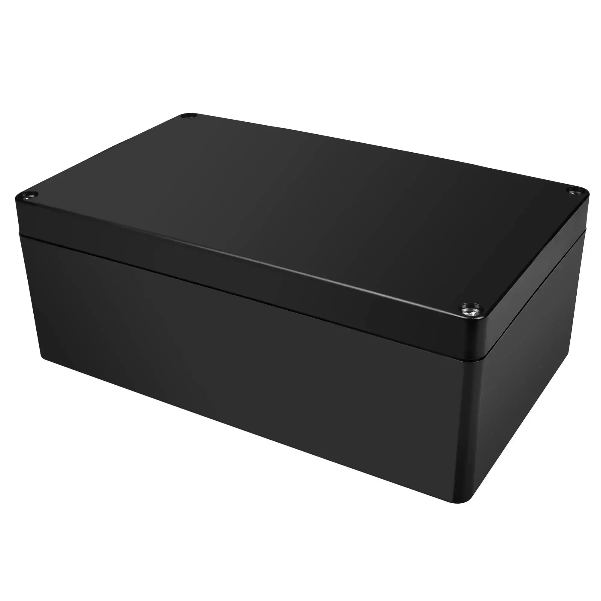 Waterproof ABS Plastic Electronics Project Box Enclosure 200mm By 120mm By 75mm Black For DIY Meters Sockets LEDs And Board Mounting Durable Junction Box