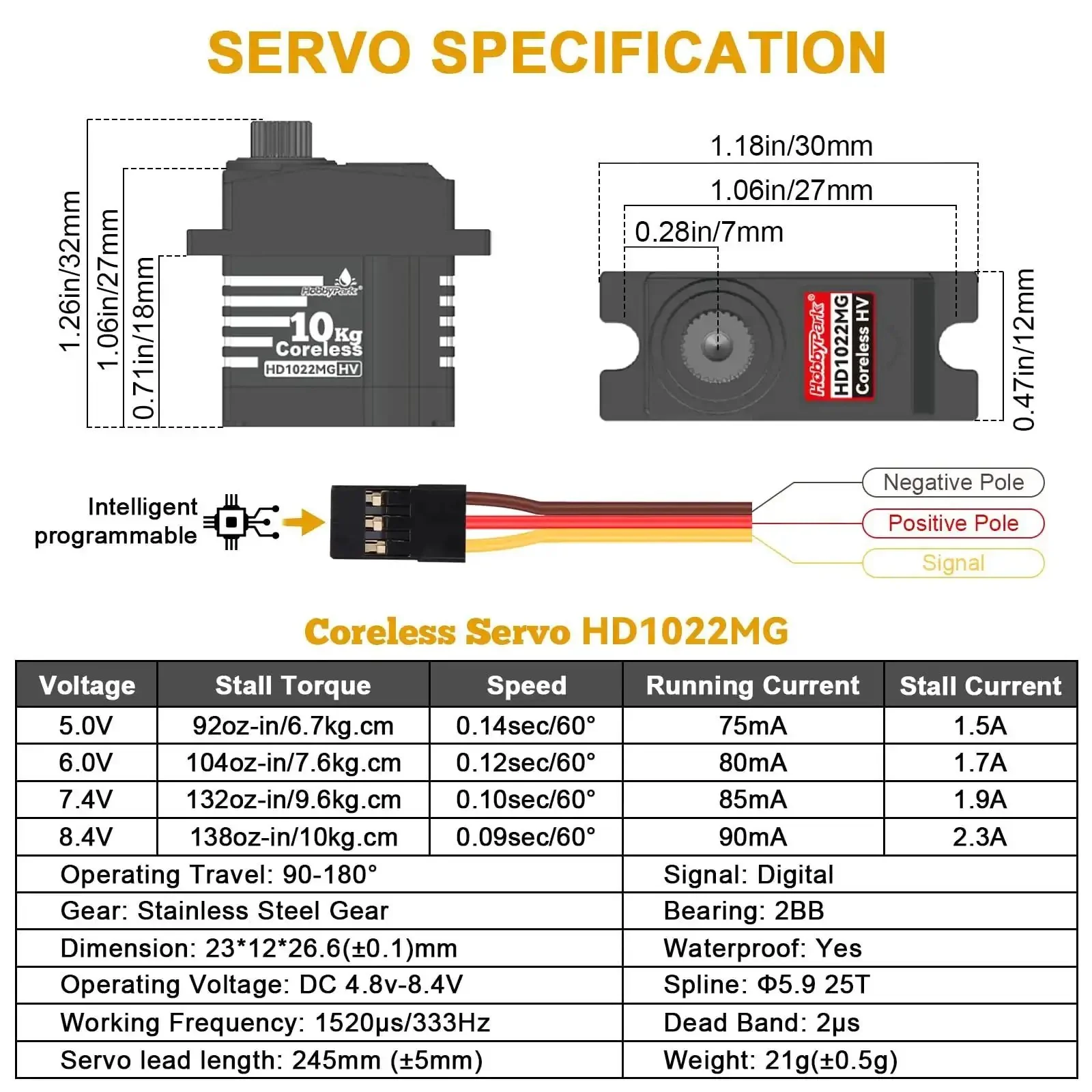 Waterproof Beefed Up 10Kg Torque Steering Servo With Coreless Motor And Metal Gear Includes Servo Mount Bracket And Arm Set For 1 18 Scale Crawler Cars TRX4M Compatible Upgrade - Image 5