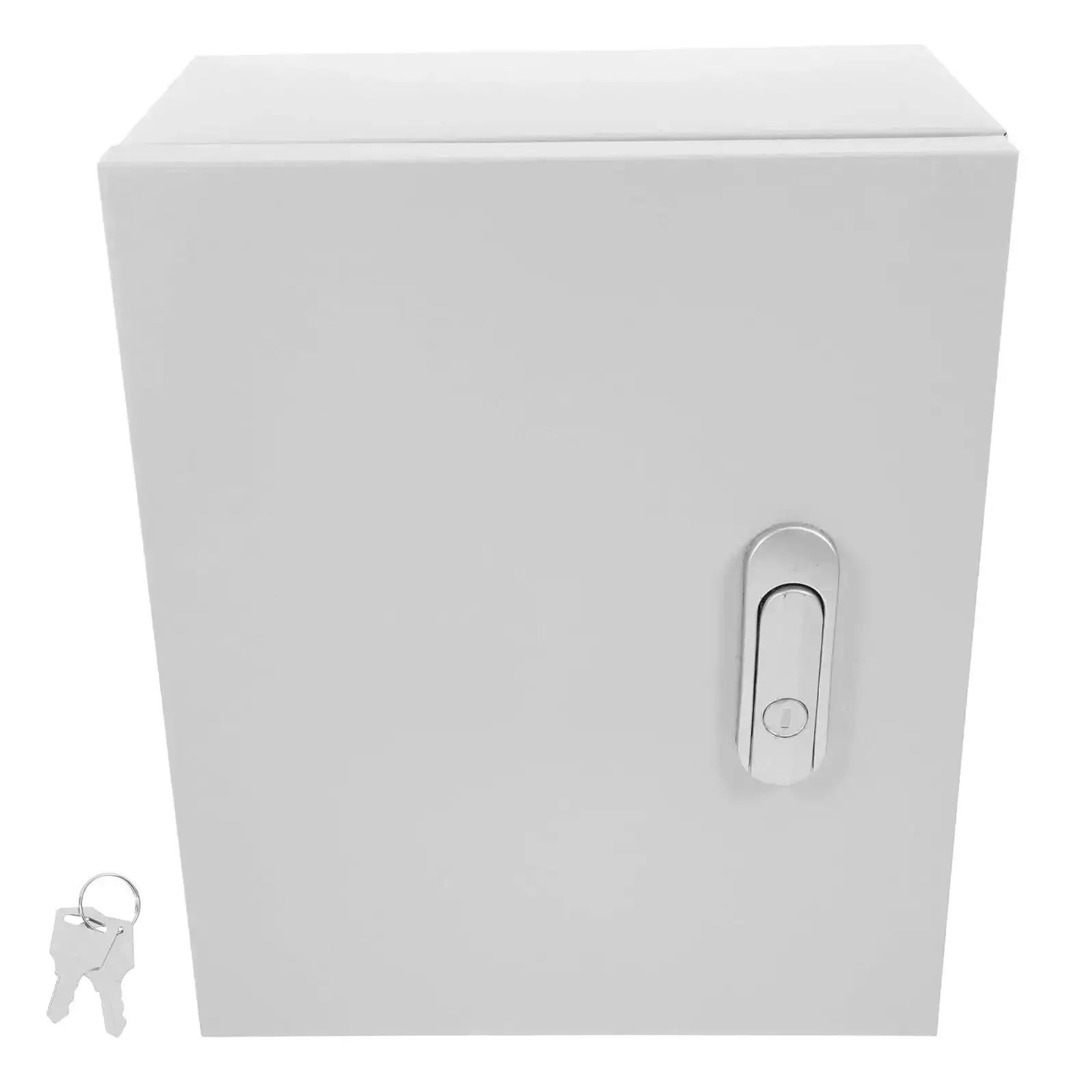 Waterproof Electrical Enclosure Box 25x30x14 Cm Plastic Vertical Distribution Cabinet For Outdoor Low Voltage Control Panels Durable Weatherproof Junction Box With Removable Galvanized Mounting Plate