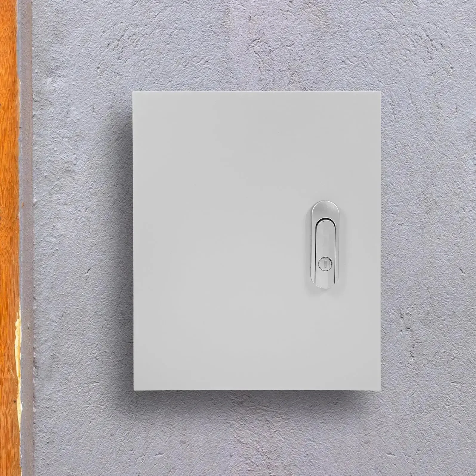 Waterproof Metal Electrical Junction Box With Plastic Lock Outdoor Enclosure Panel 25x30x14 cm Universal Power Distribution Control Cabinet ABS Plastic And Stainless Steel Enclosure - Image 5