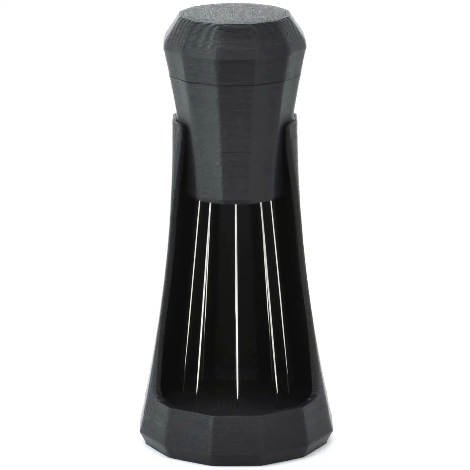 WDT Tool With Self Aligning Stand For Espresso Barista Grade Needle Tech 0 4mm Stainless Steel Needles Black Finish Eliminates Clumps And Elevates Extraction Consistency At Home