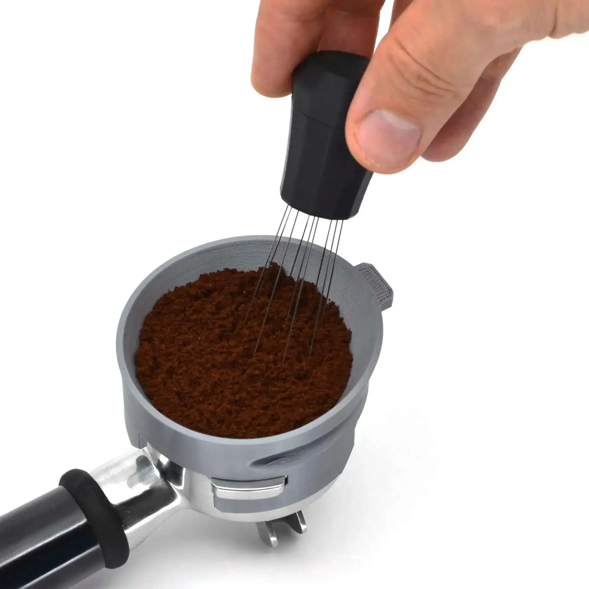 WDT Tool With Self Aligning Stand For Espresso Barista Grade Needle Tech 0 4mm Stainless Steel Needles Black Finish Eliminates Clumps And Elevates Extraction Consistency At Home - Image 6