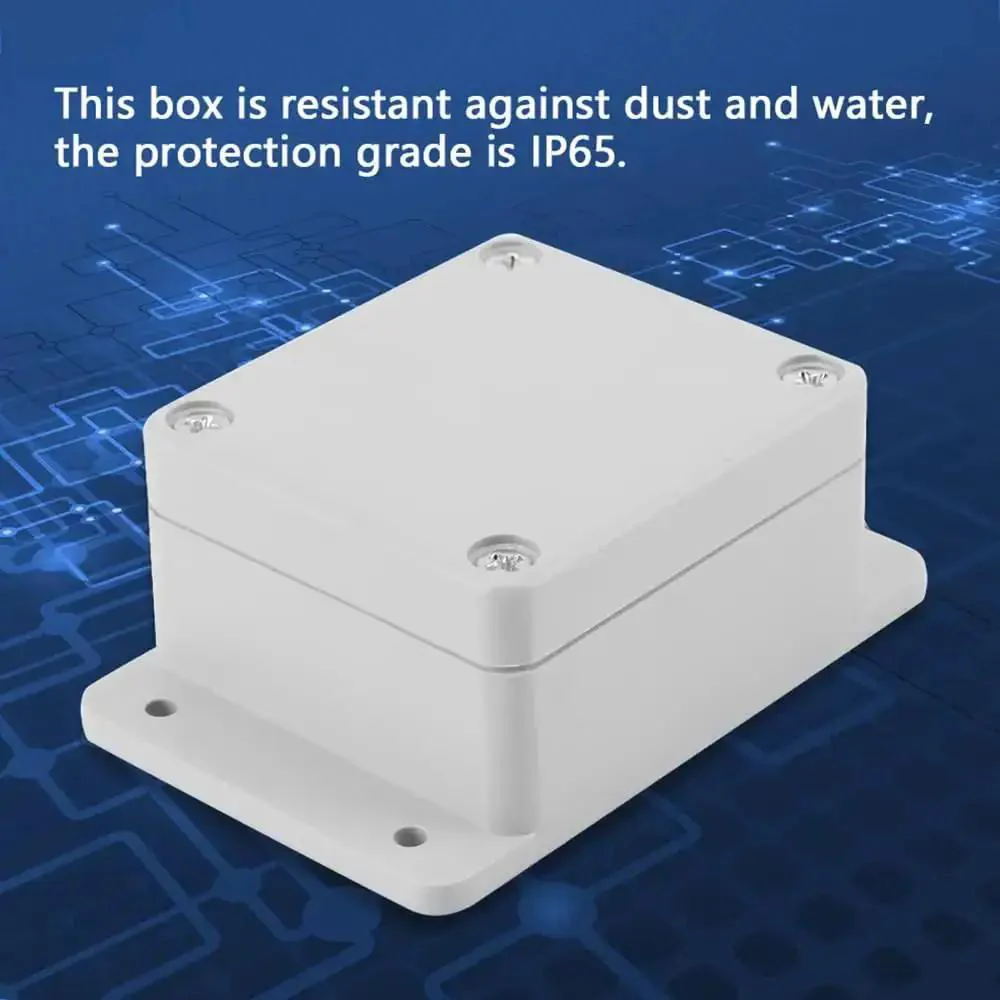 Weatherproof Electrical Junction Box 89x59x35mm IP65 Fire Retardant Enclosure For Control Panels Instruments DIY Projects Indoor Outdoor Use Built Tough For Harsh Environments - Image 6