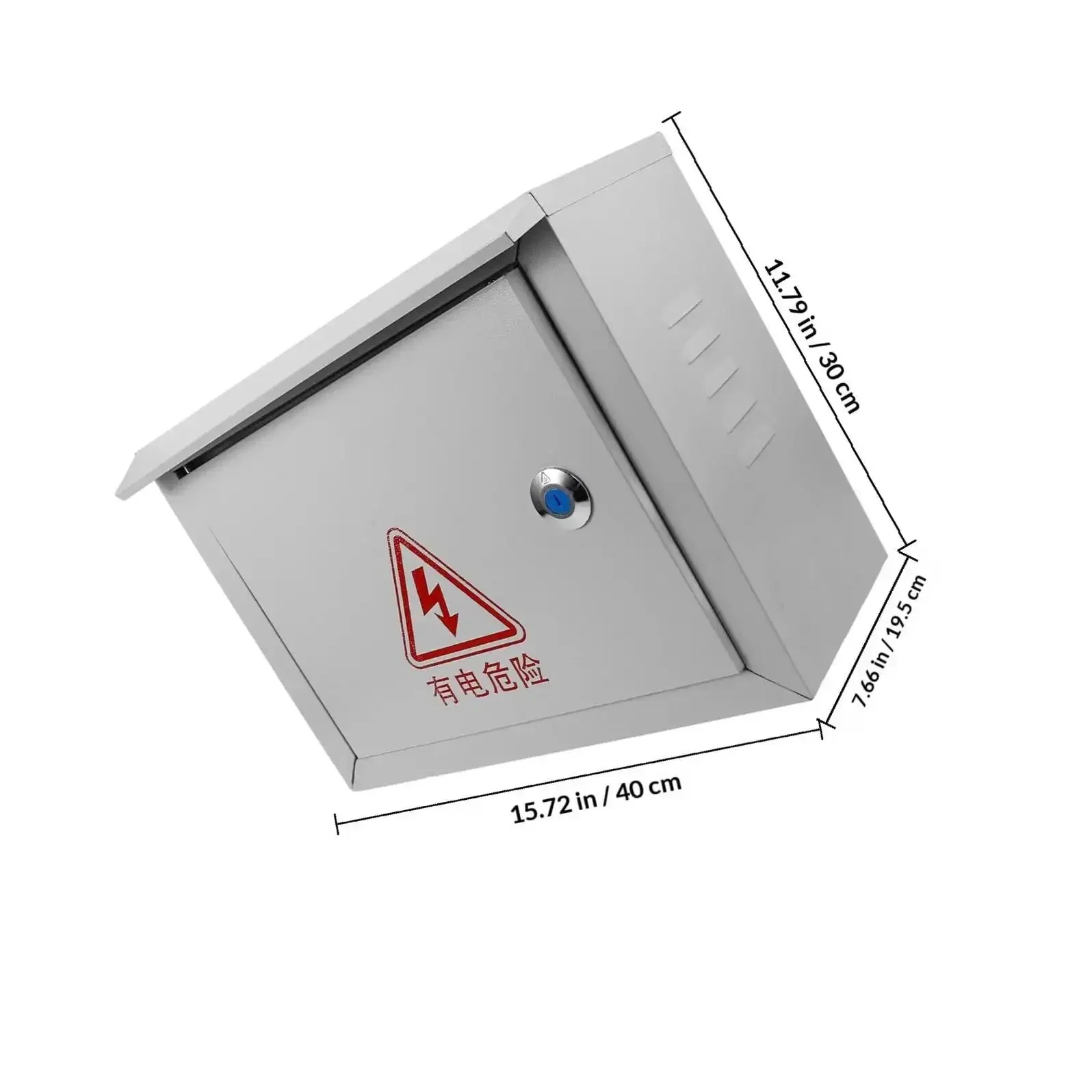 Weatherproof Metal Electrical Junction Box Outdoor Enclosure 300x400x160mm For Charging Stations And Control Panels Durable Outdoor Power Distribution Box With Easy Installation Reliable Weatherproof Protection Industrial Grade - Image 9