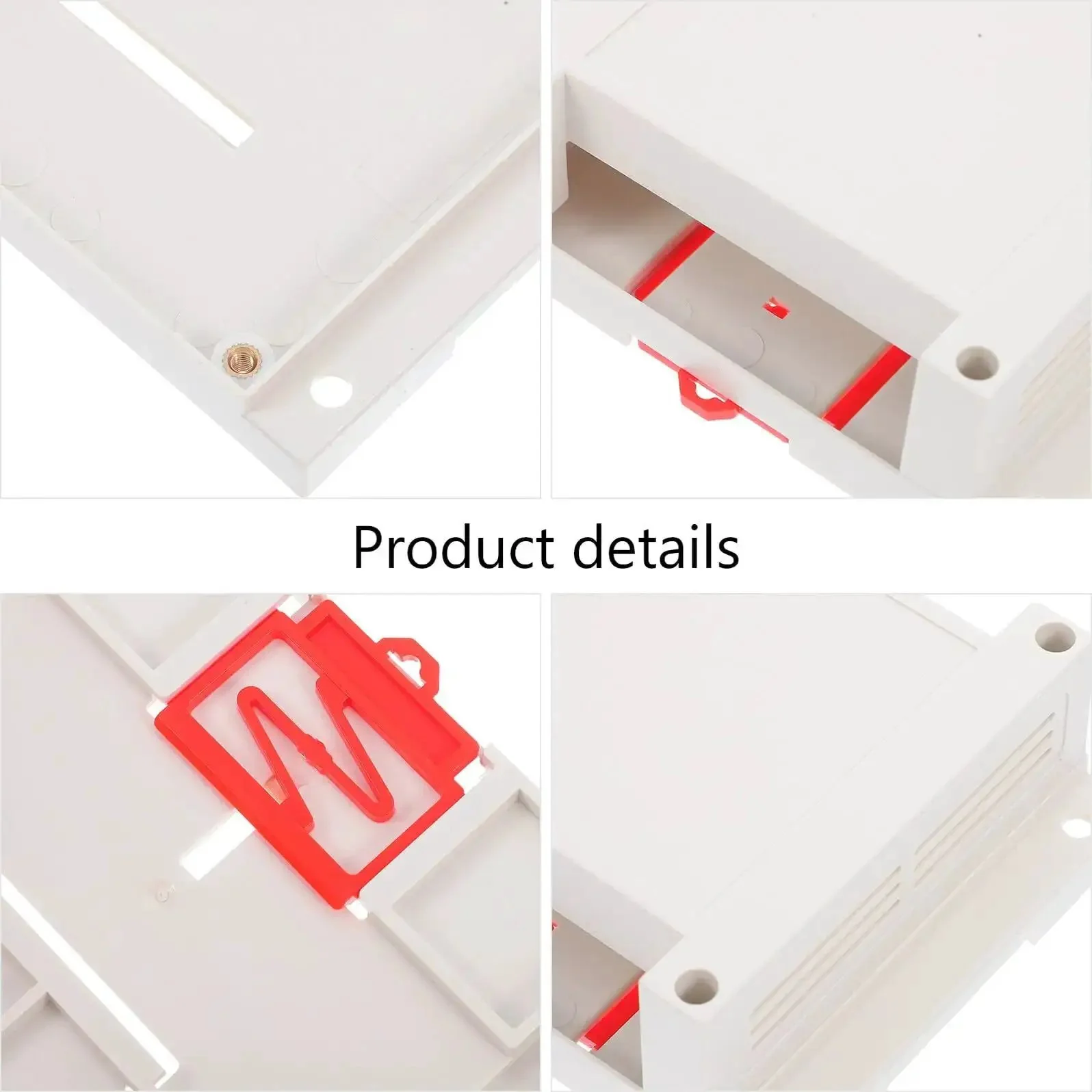 Weatherproof Outdoor Electrical Junction Box In Gray Flame Retardant ABS Plastic Industrial Enclosure For Wall Sockets And Control Panels Durable Outdoor Instrument Box - Image 8